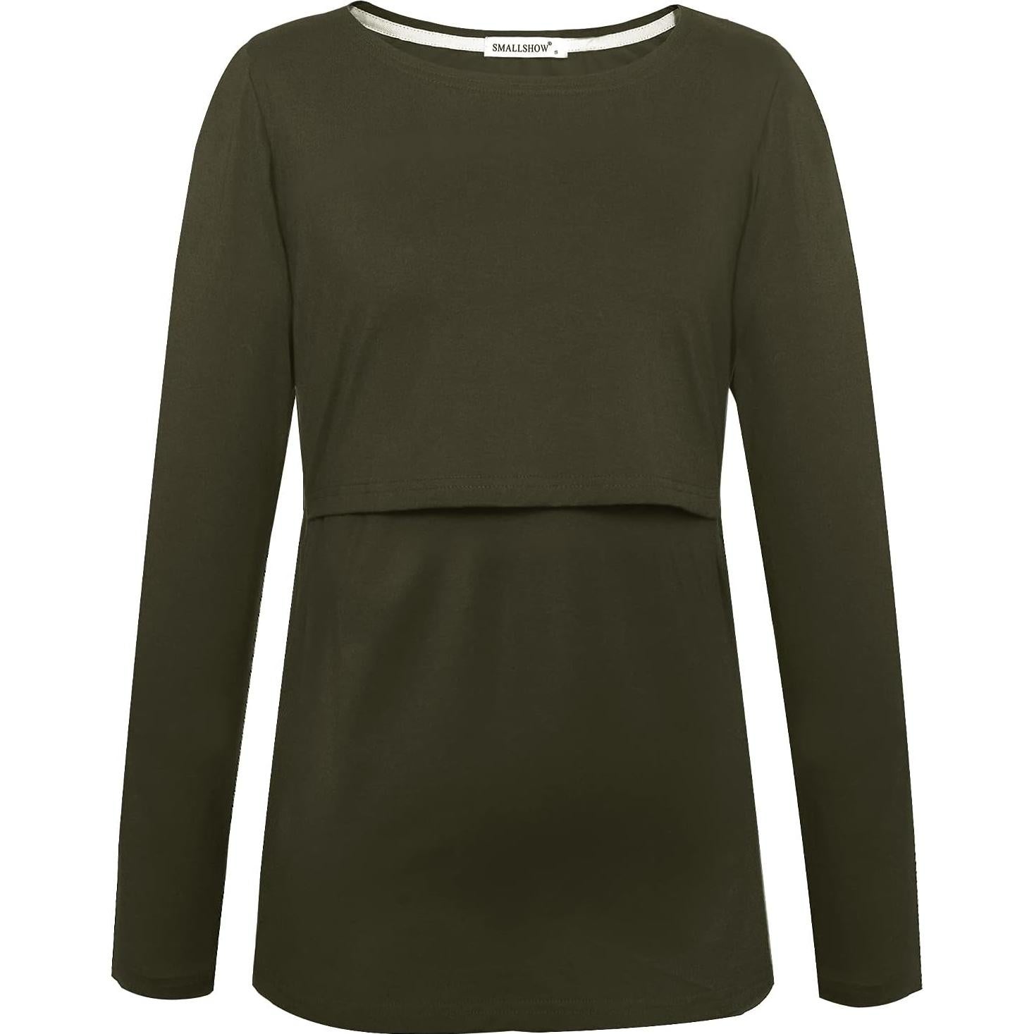 Camisetas de Lactancia Smallshow Manga Larga 3 Piezas