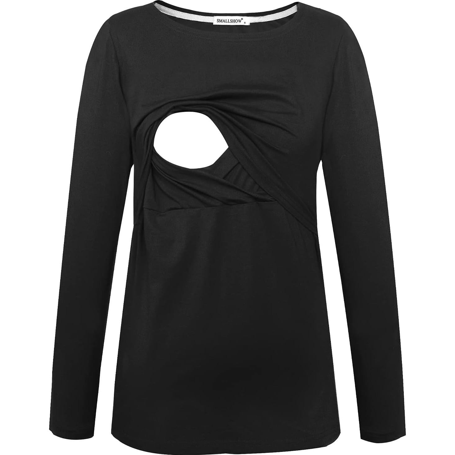 Camisetas de Lactancia Smallshow Manga Larga 3 Piezas