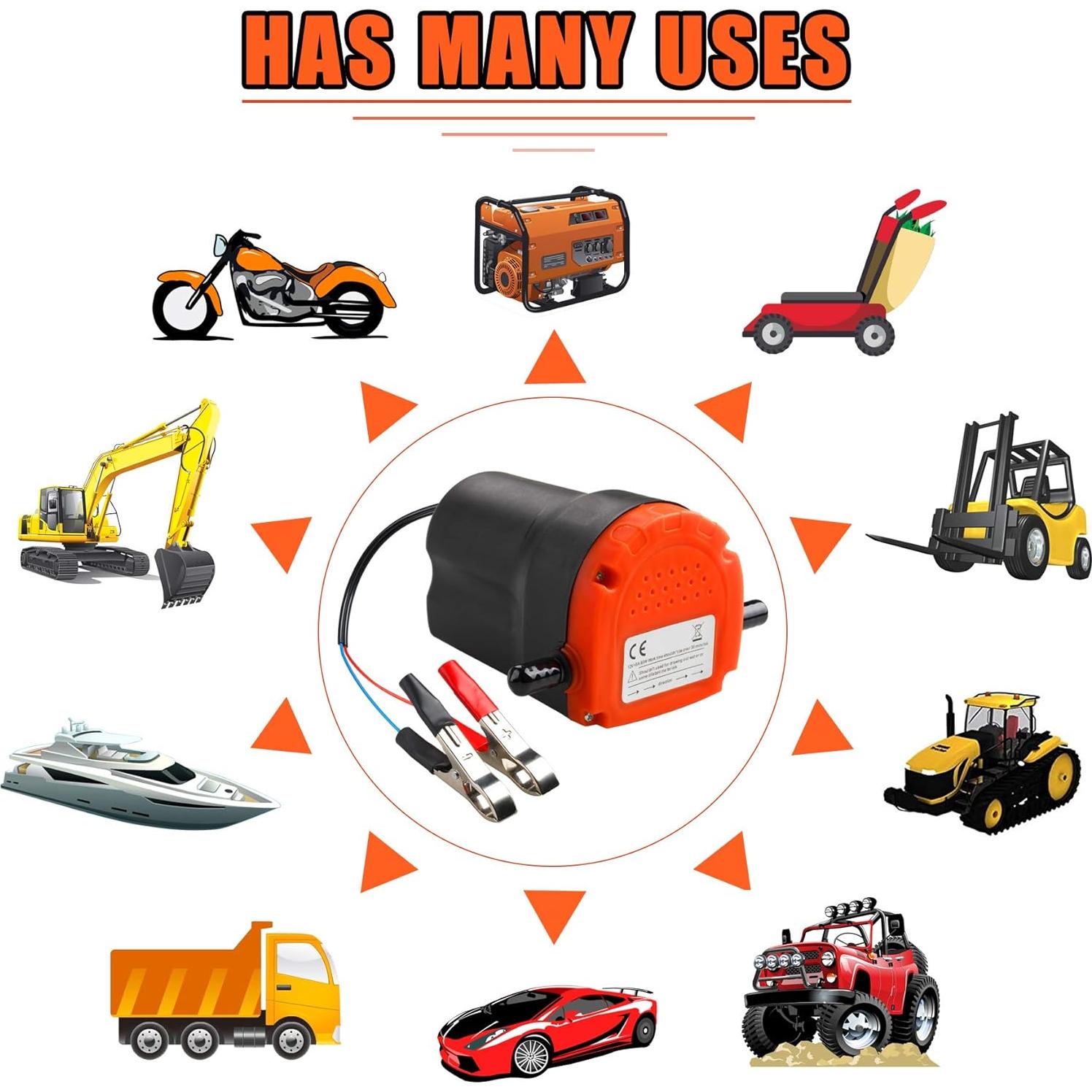 Extractor de Aceite Eléctrico PLUMIA 12V 80W para Vehículos