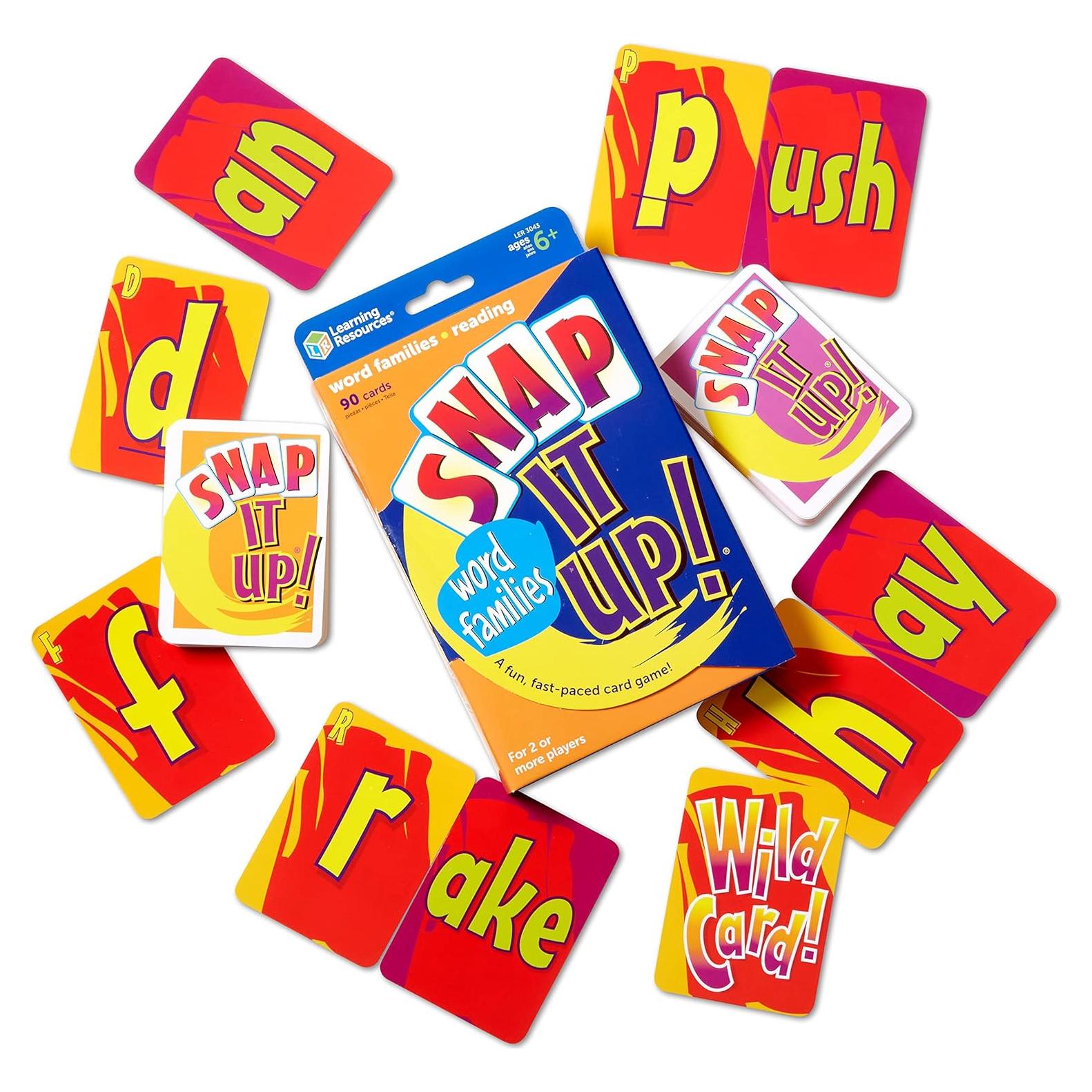 Juego de Cartas Snap It Up! Learning Resources - Fonética 90 Tarjetas