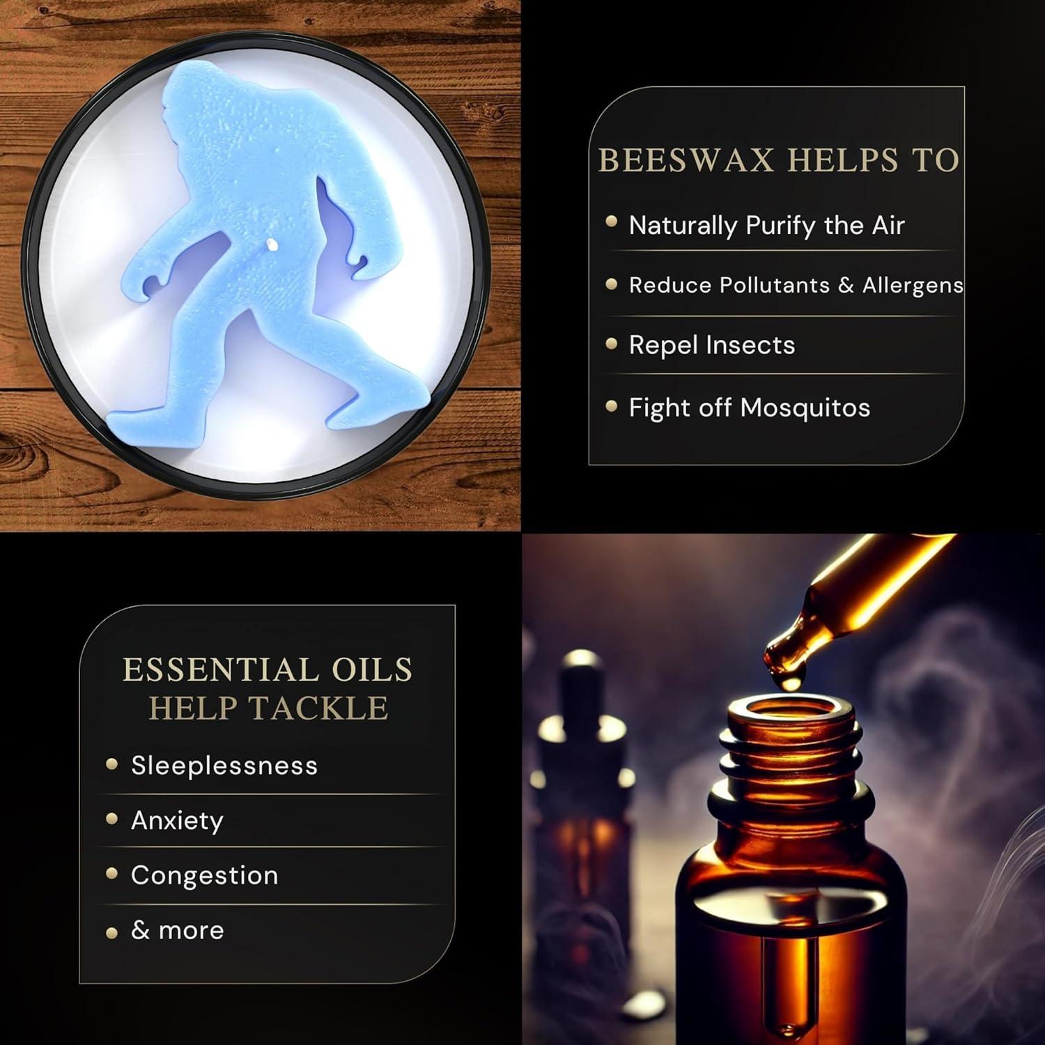 Vela Aromática Bigfoot Eucalipto 226g Cera de Soja y Abeja