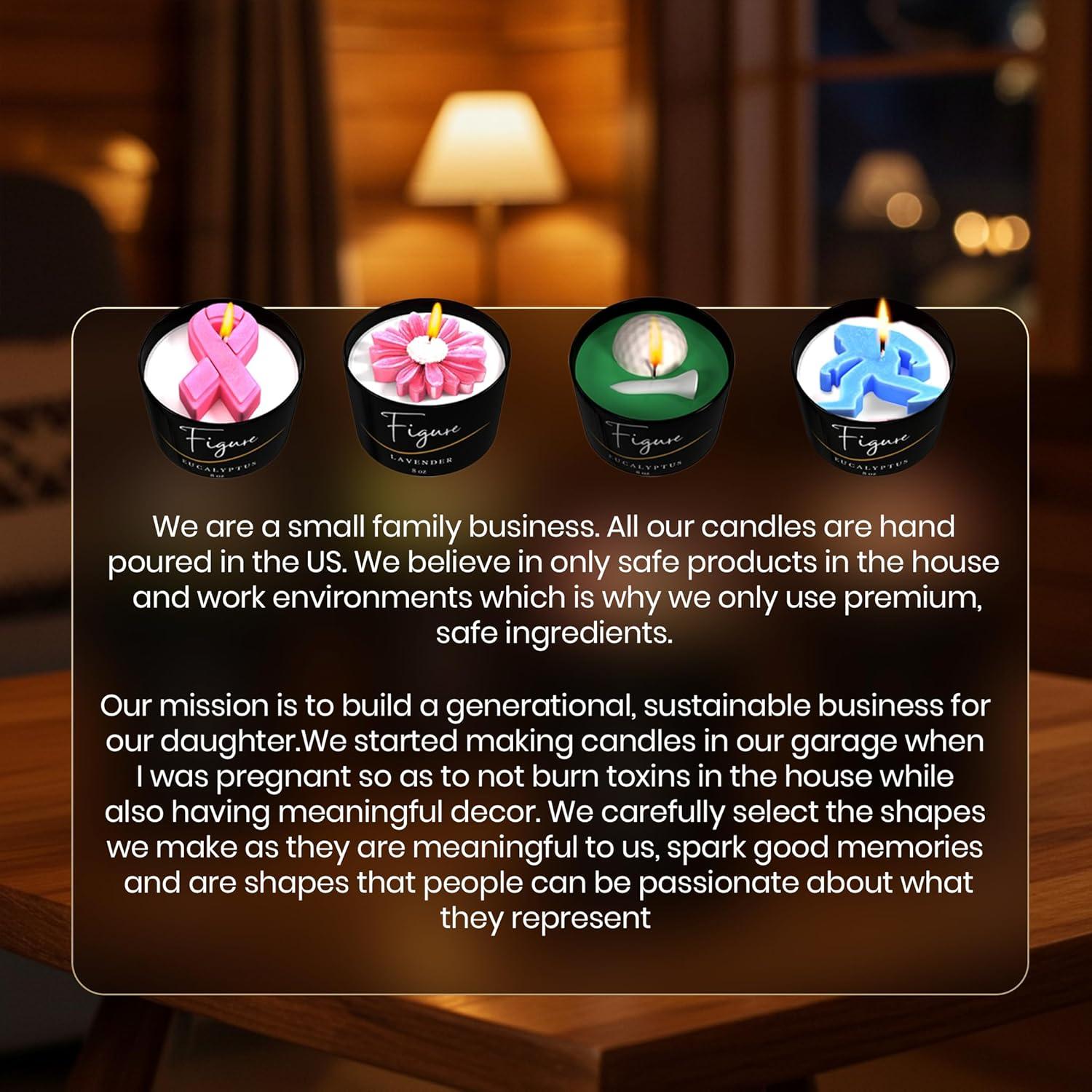 Vela Aromática Bigfoot Eucalipto 226g Cera de Soja y Abeja