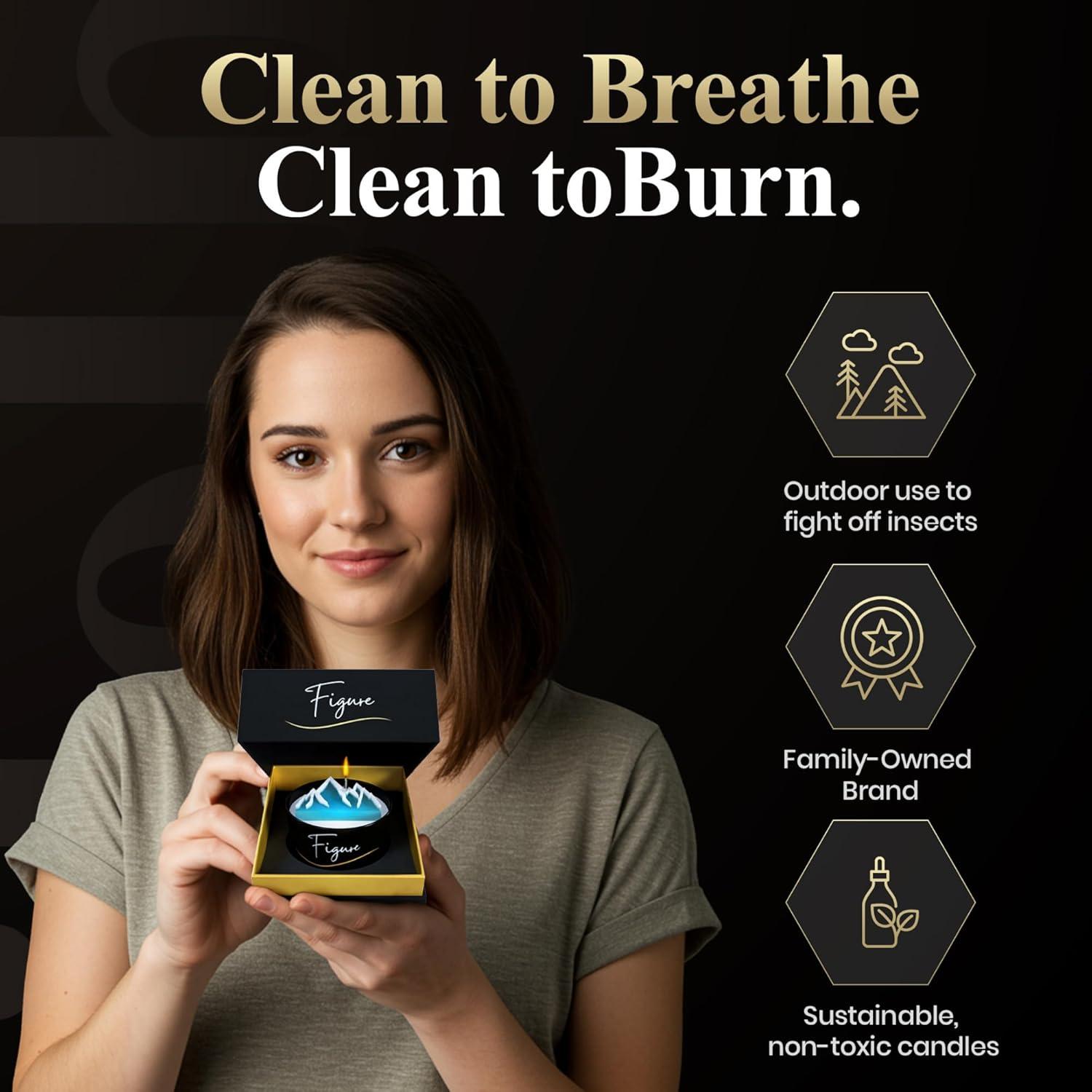 Vela Aromática Bigfoot Eucalipto 226g Cera de Soja y Abeja