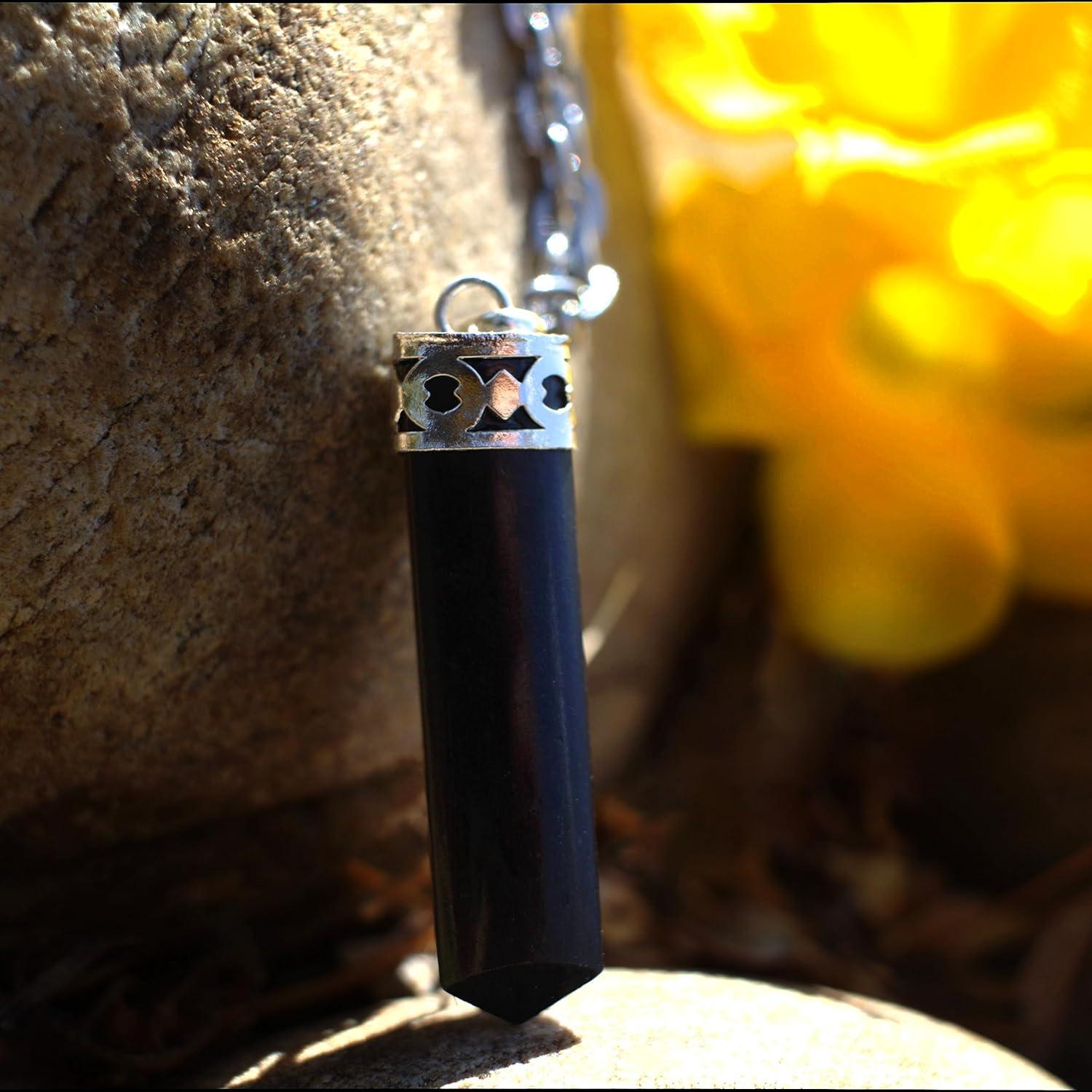 Collar de Turmalina Negra Sugandha Wellness - Joyería Sanadora 60 cm