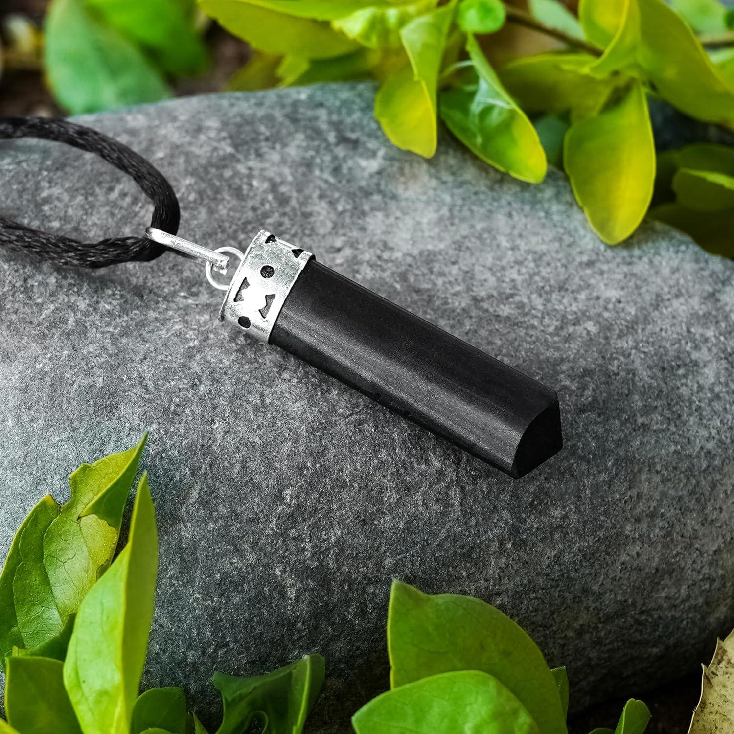 Collar de Cristal Sanador Labradorita y Turmalina Negra - Joyería Espiritual