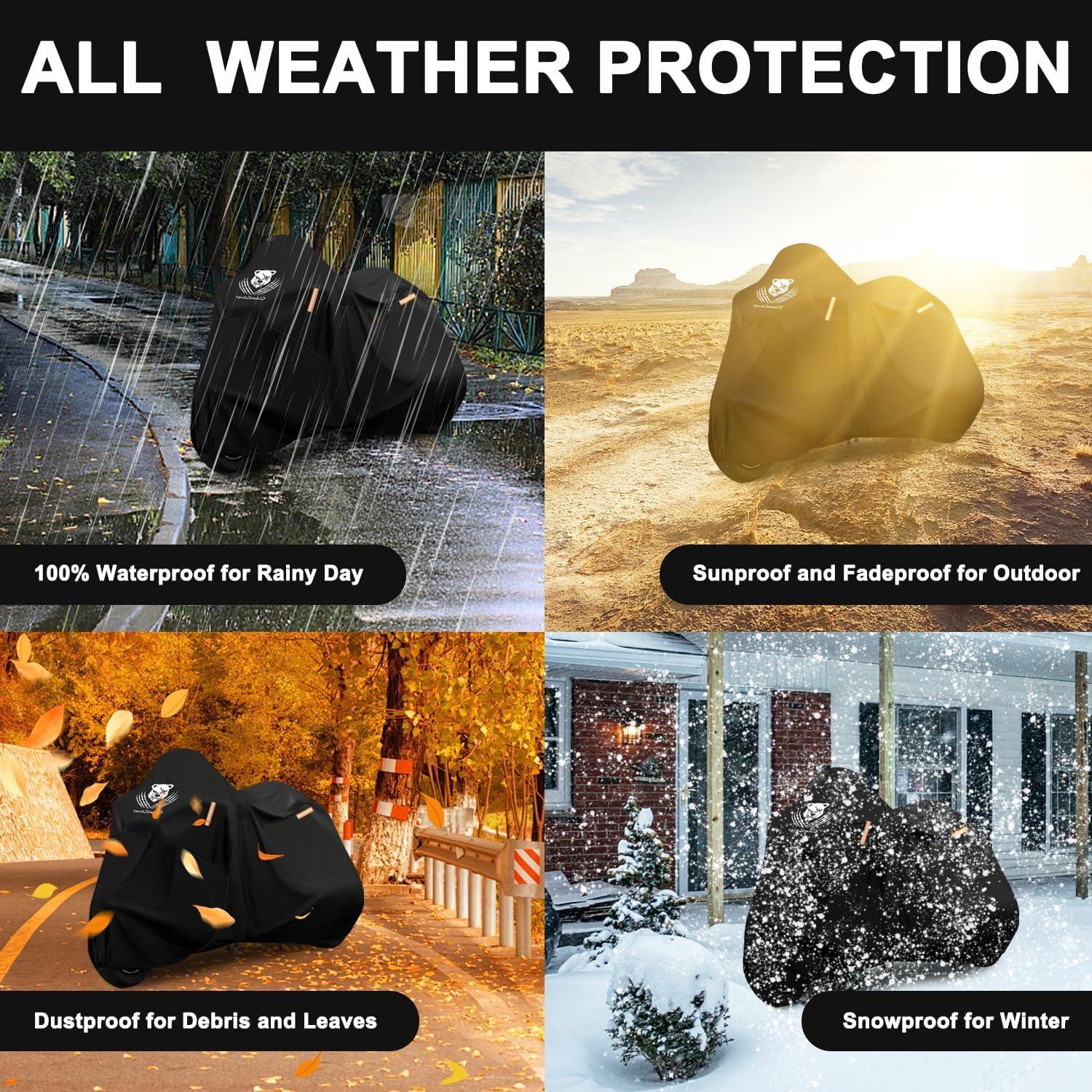 Cubierta de Motocicleta Impermeable ClawsCover 3XL 294.6x119.8cm