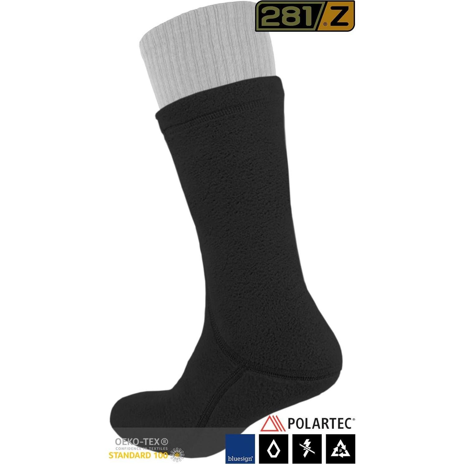 Calcetines forrados Polartec 281Z para invierno - Tácticos