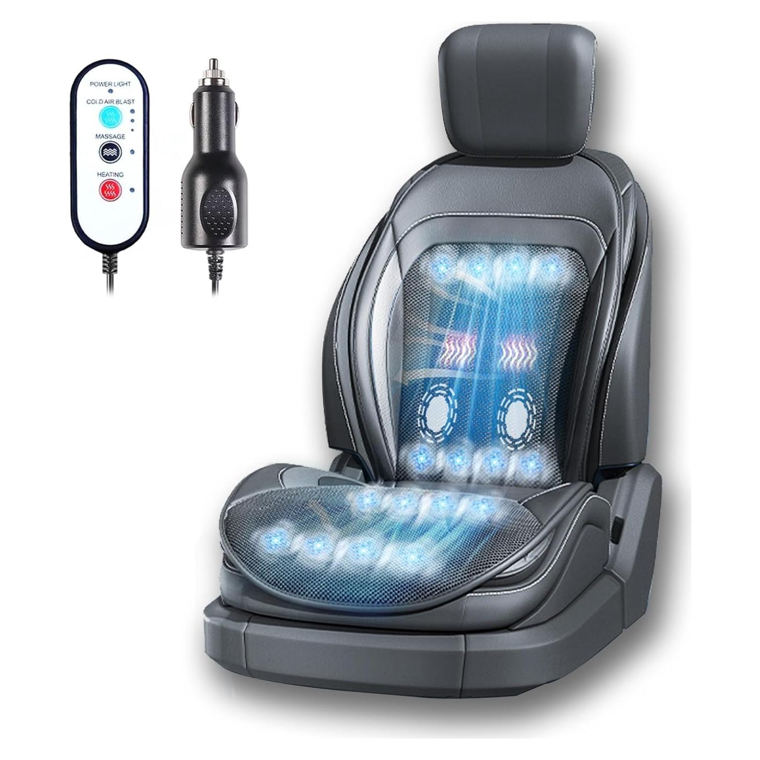 Almohadilla de Asiento Refrigerante 12V LGNORA 16 Ventiladores