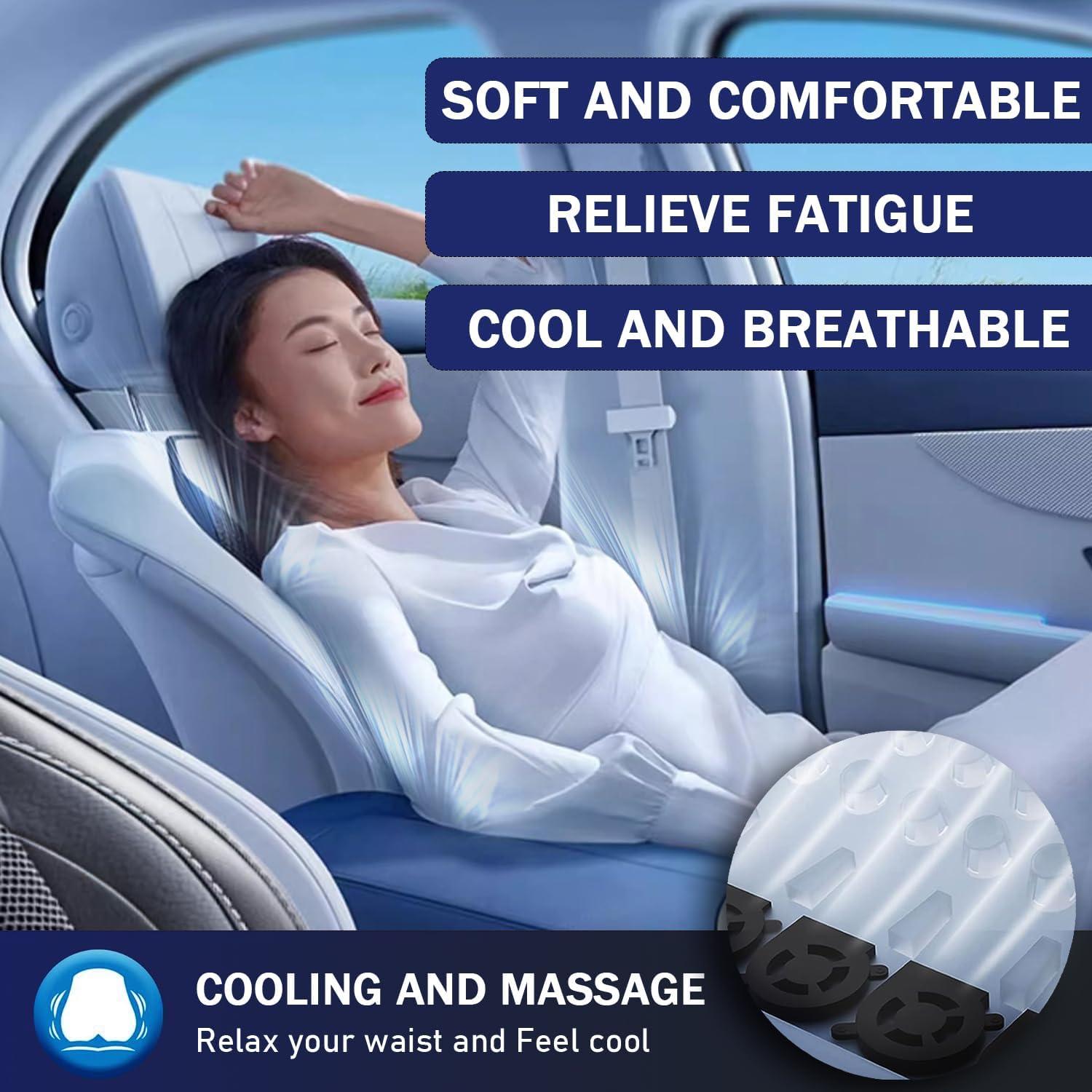 Almohadilla de Asiento Refrigerante 12V LGNORA 16 Ventiladores