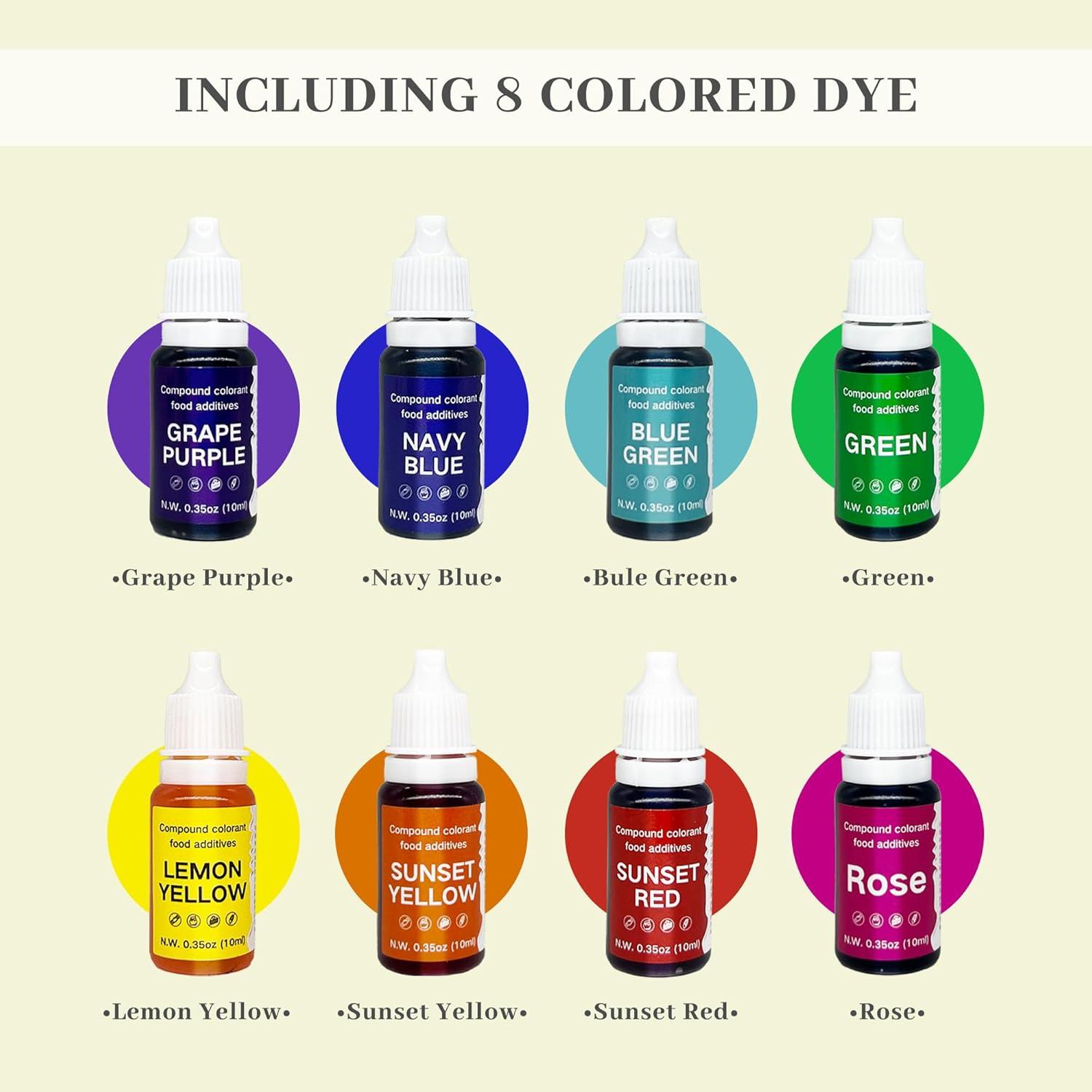 Kit de Fabricación de Jabón Deluxe PIUH - 8 Aceites Esenciales