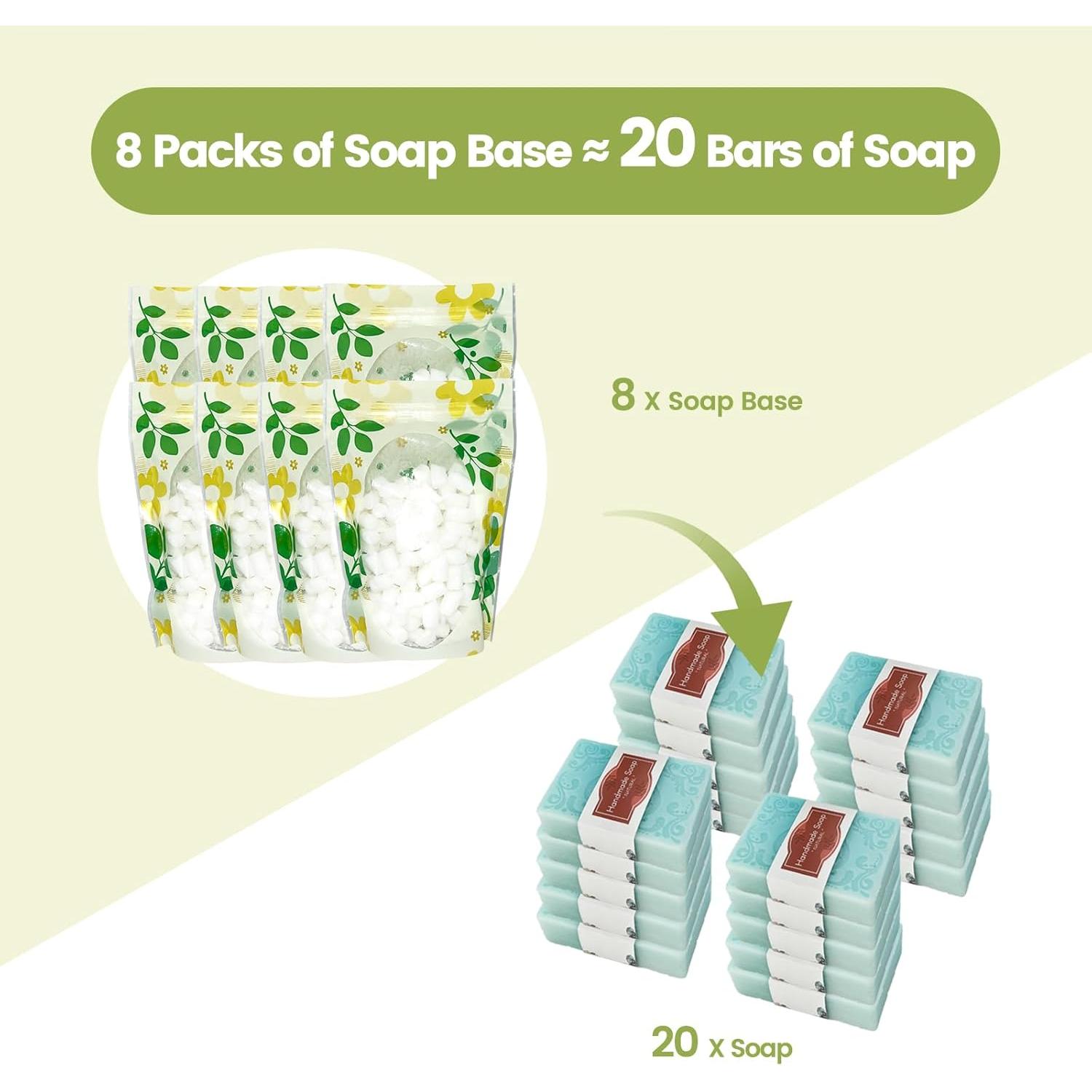 Kit de Fabricación de Jabón Deluxe PIUH - 8 Aceites Esenciales