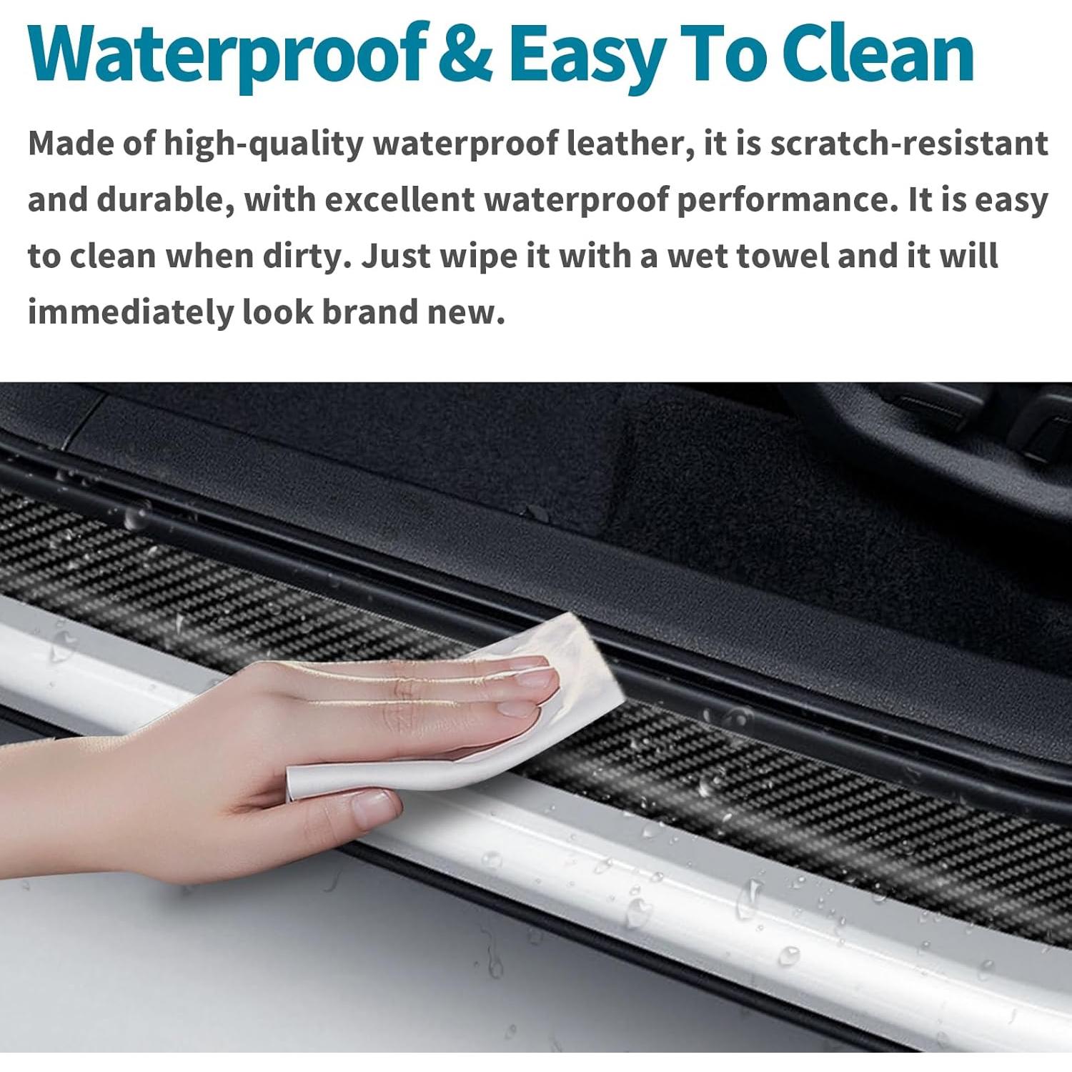 Protector de Umbral de Puerta de Coche JinzhuxiaGS - 5 Piezas