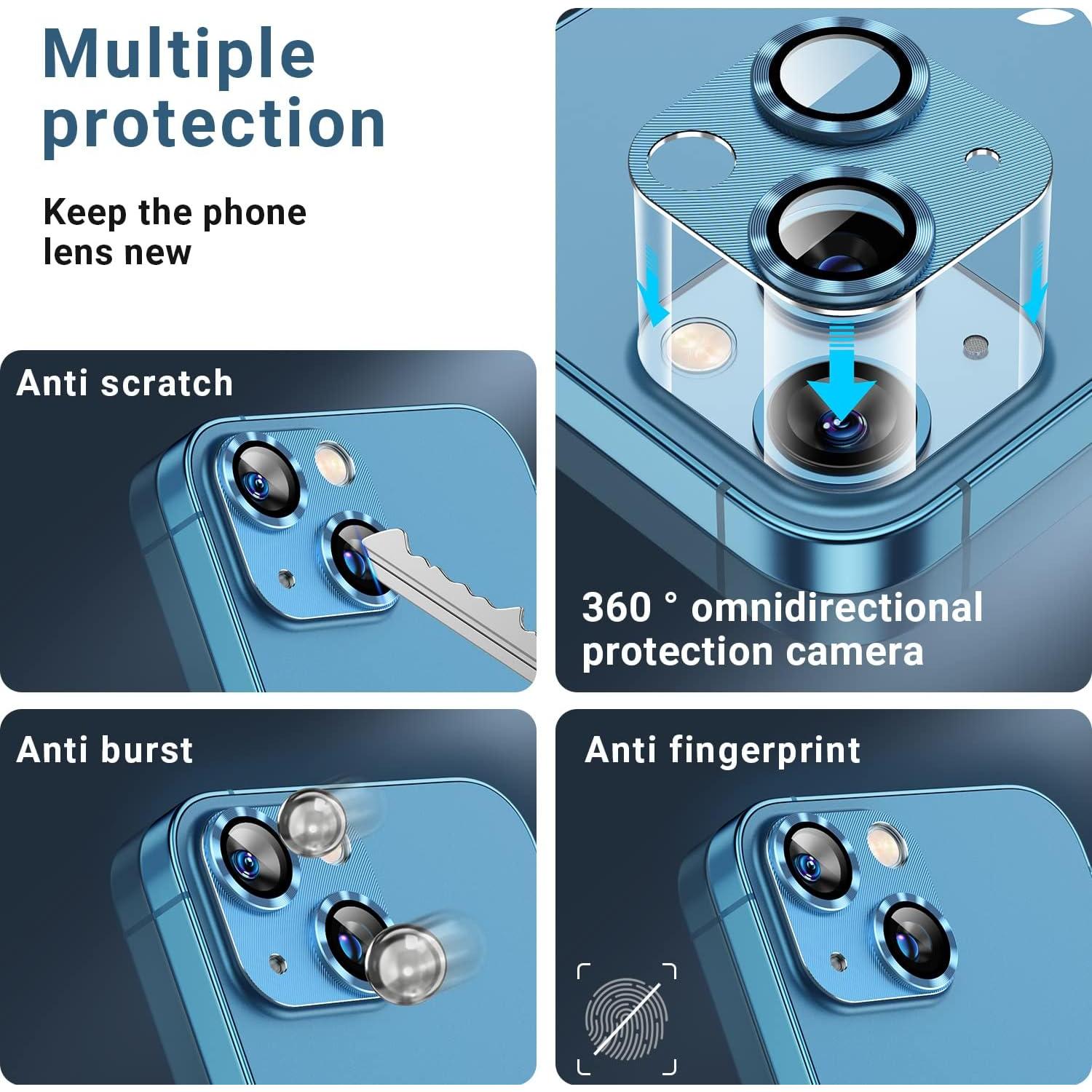 Protector de Lente de Cámara Korecase para iPhone 13 Mini - 2 Piezas