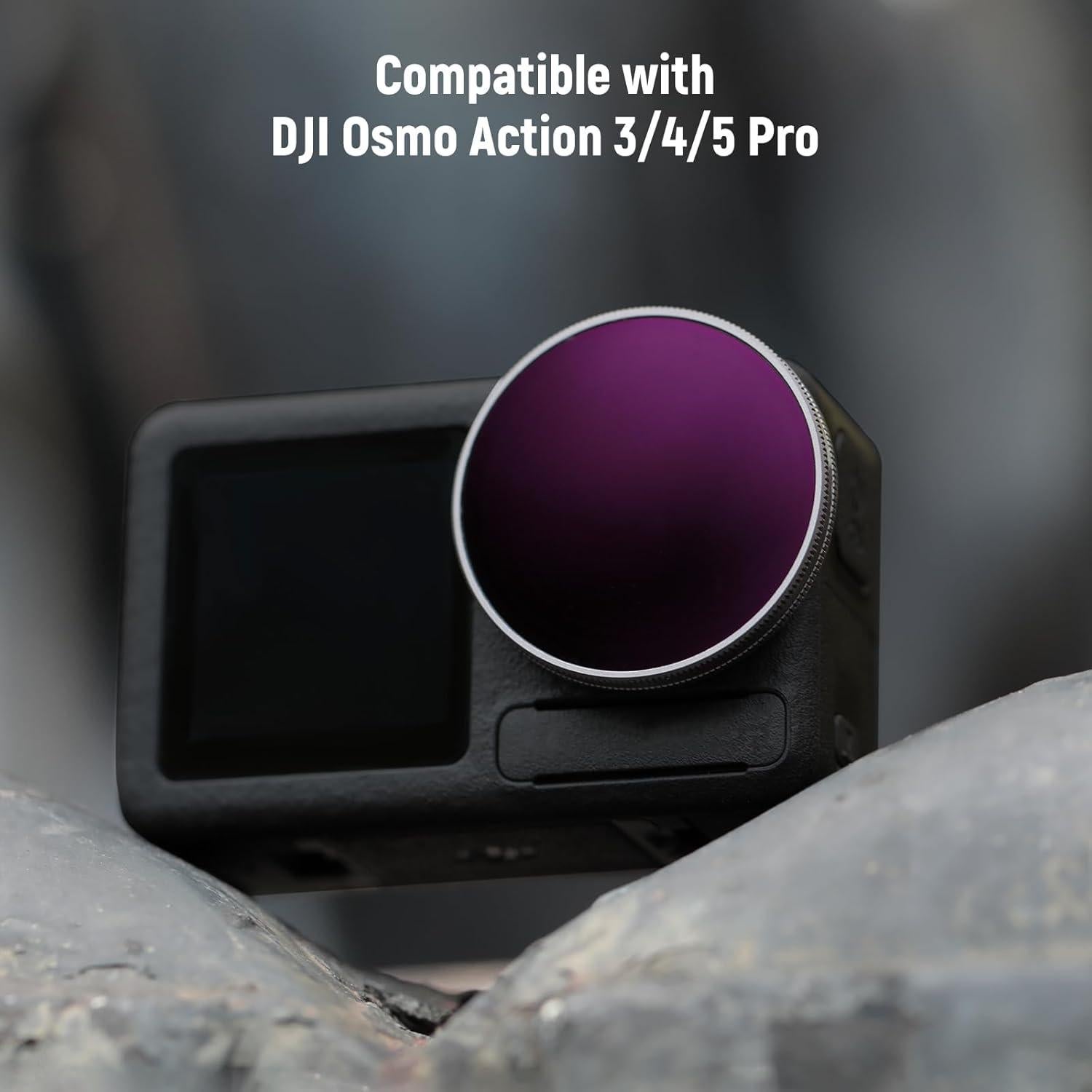 Juego de 4 Filtros ND NEEWER para DJI Osmo Action 5 Pro/4/3