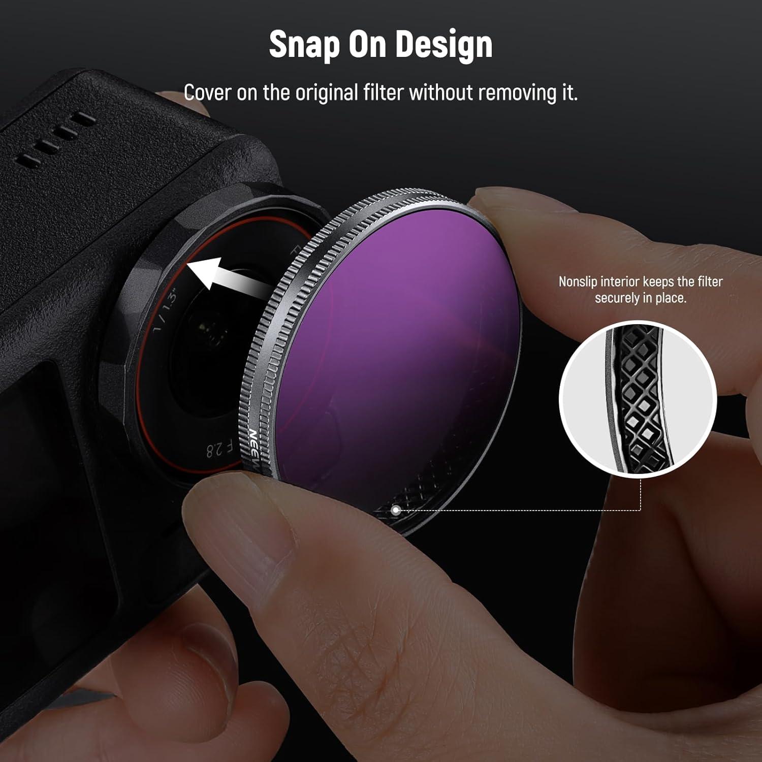 Juego de 4 Filtros ND NEEWER para DJI Osmo Action 5 Pro/4/3