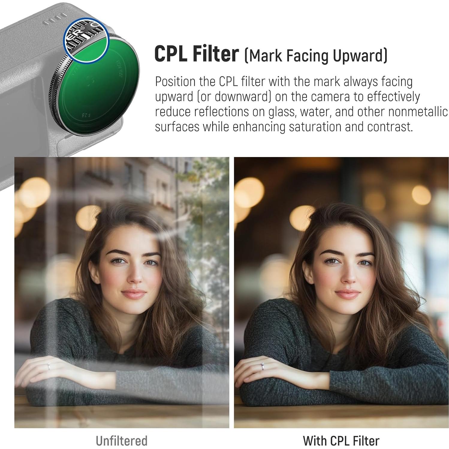 Juego de 4 Filtros ND NEEWER para DJI Osmo Action 5 Pro/4/3