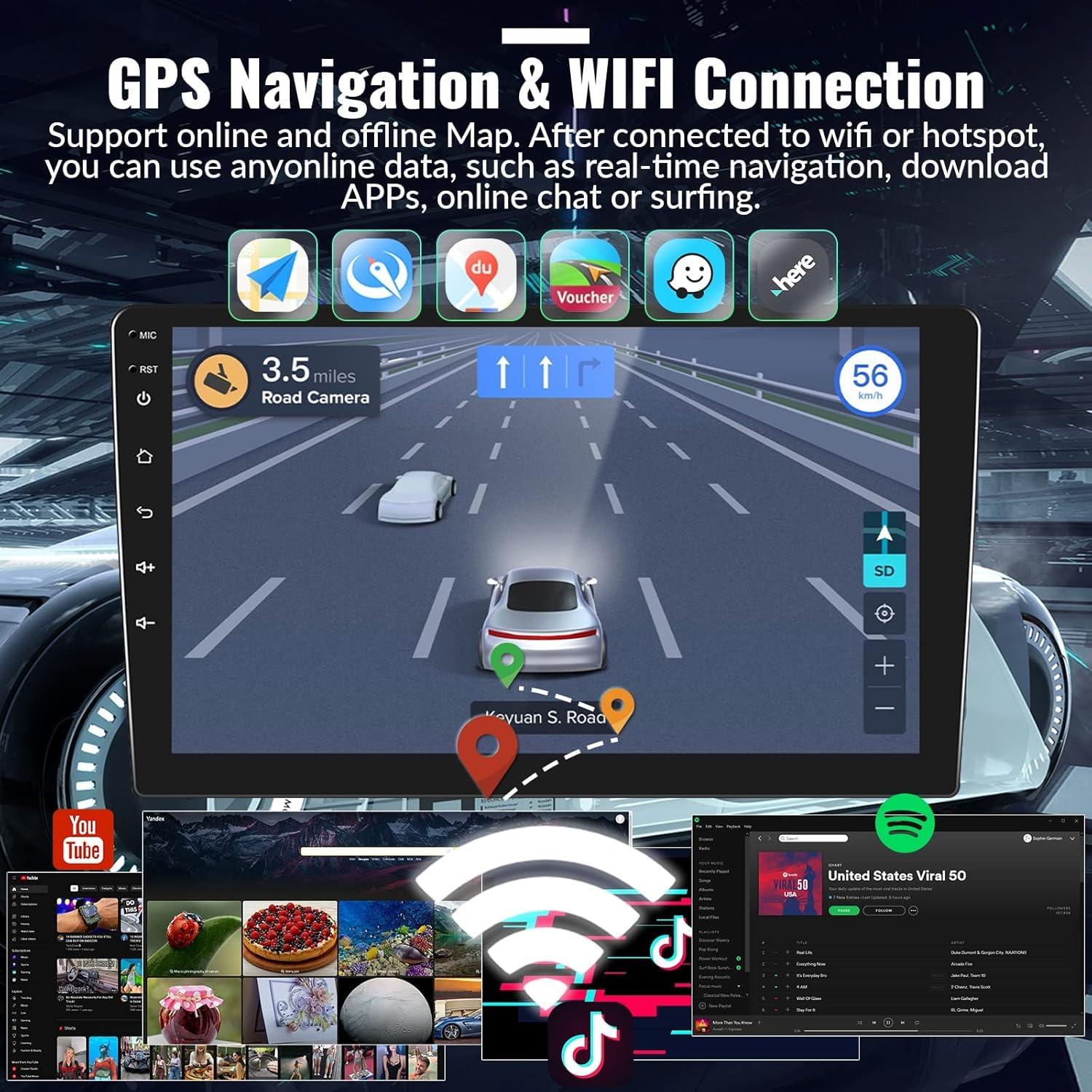 Unidad de Cabeza CAMECHO Android 13 para Hyundai Tucson 2010-2015