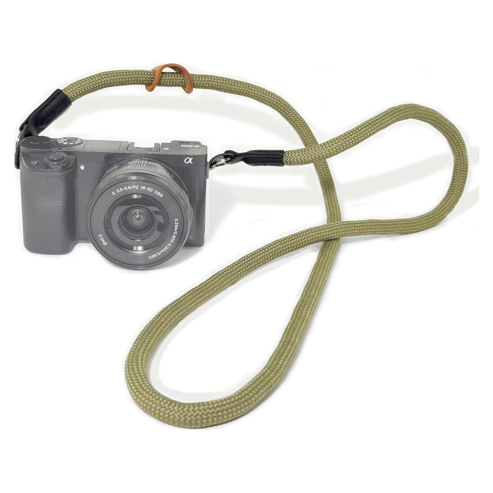 Correa de cámara cruzada 127cm Verde militar - Lanyard 10mm