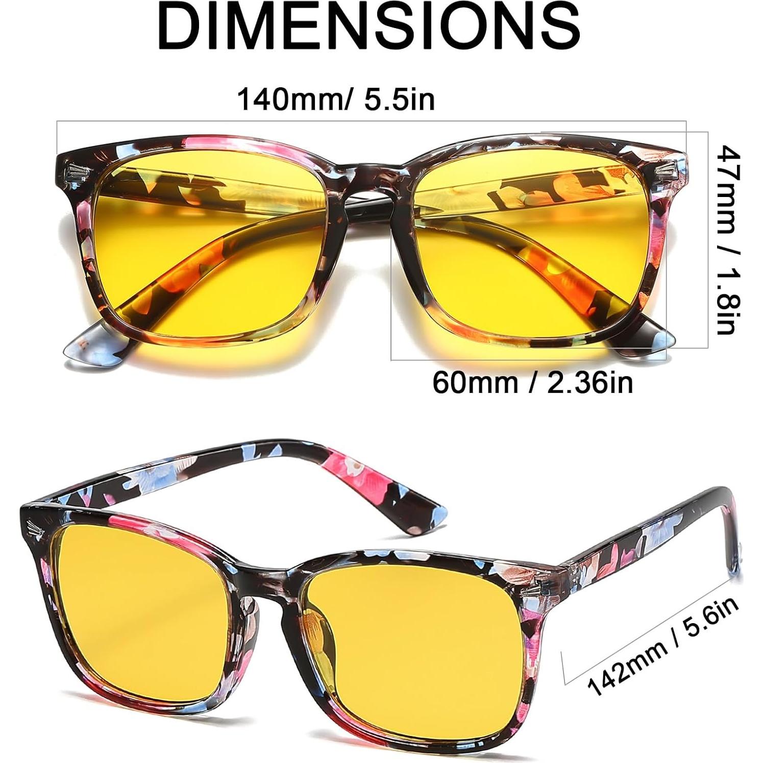 Gafas de Visión Nocturna Polarizadas HD - Antirreflejo Amarillo