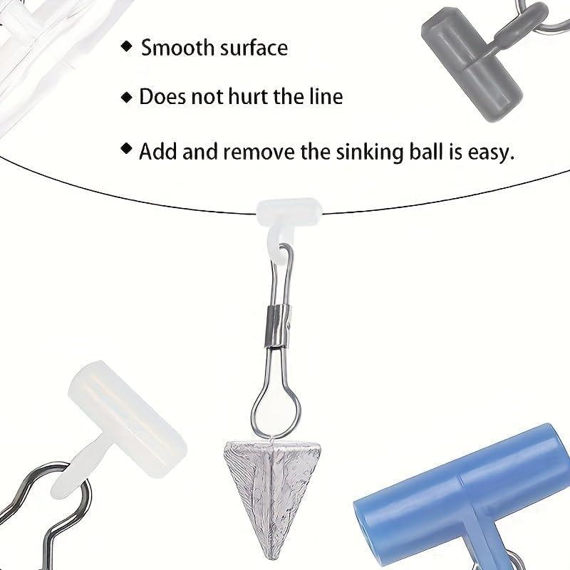 YOTO Sinker Slide 30pcs Accesorios de Pesca Azul