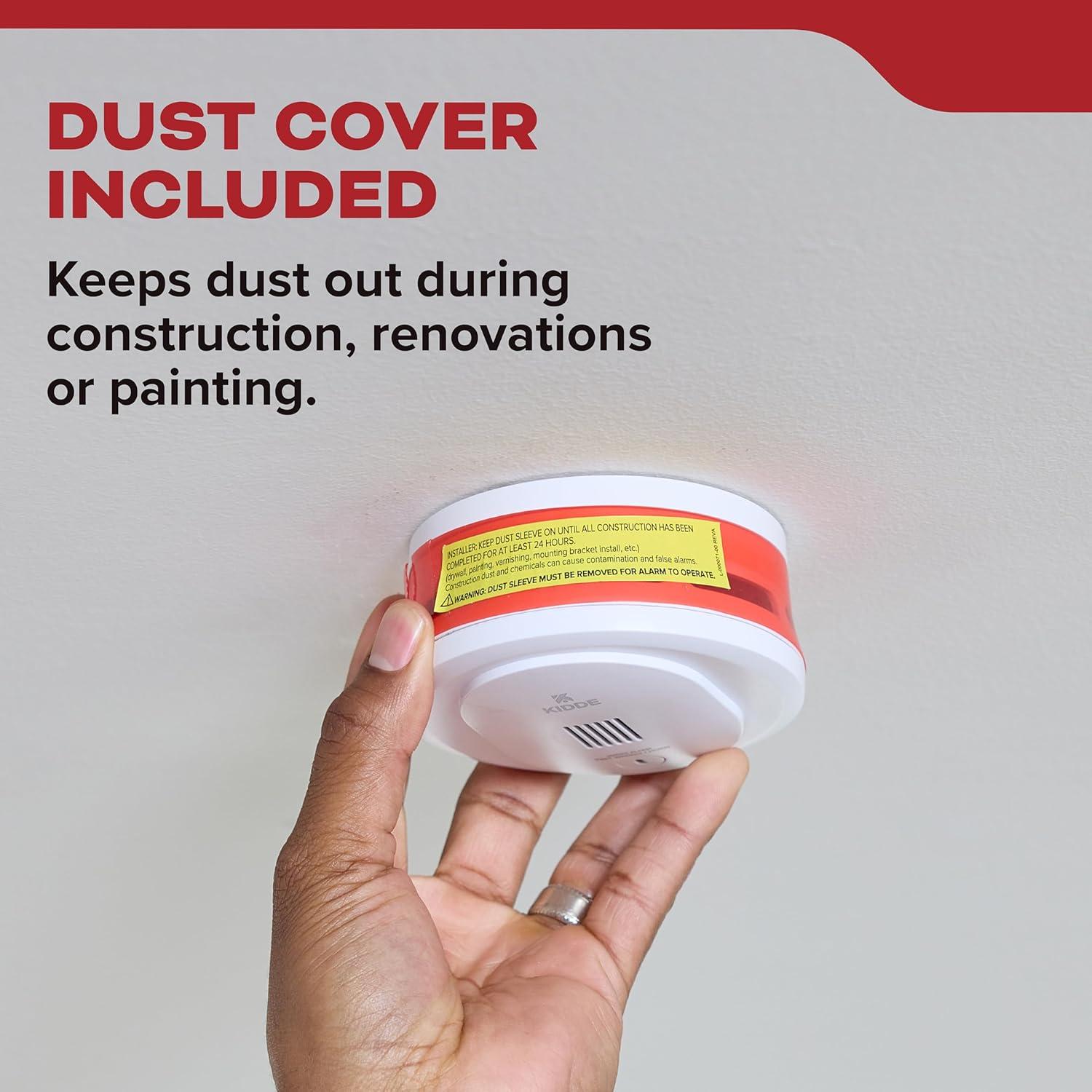 Detector de Humo Kidde 10SDR Compacto 10 cm Batería AA