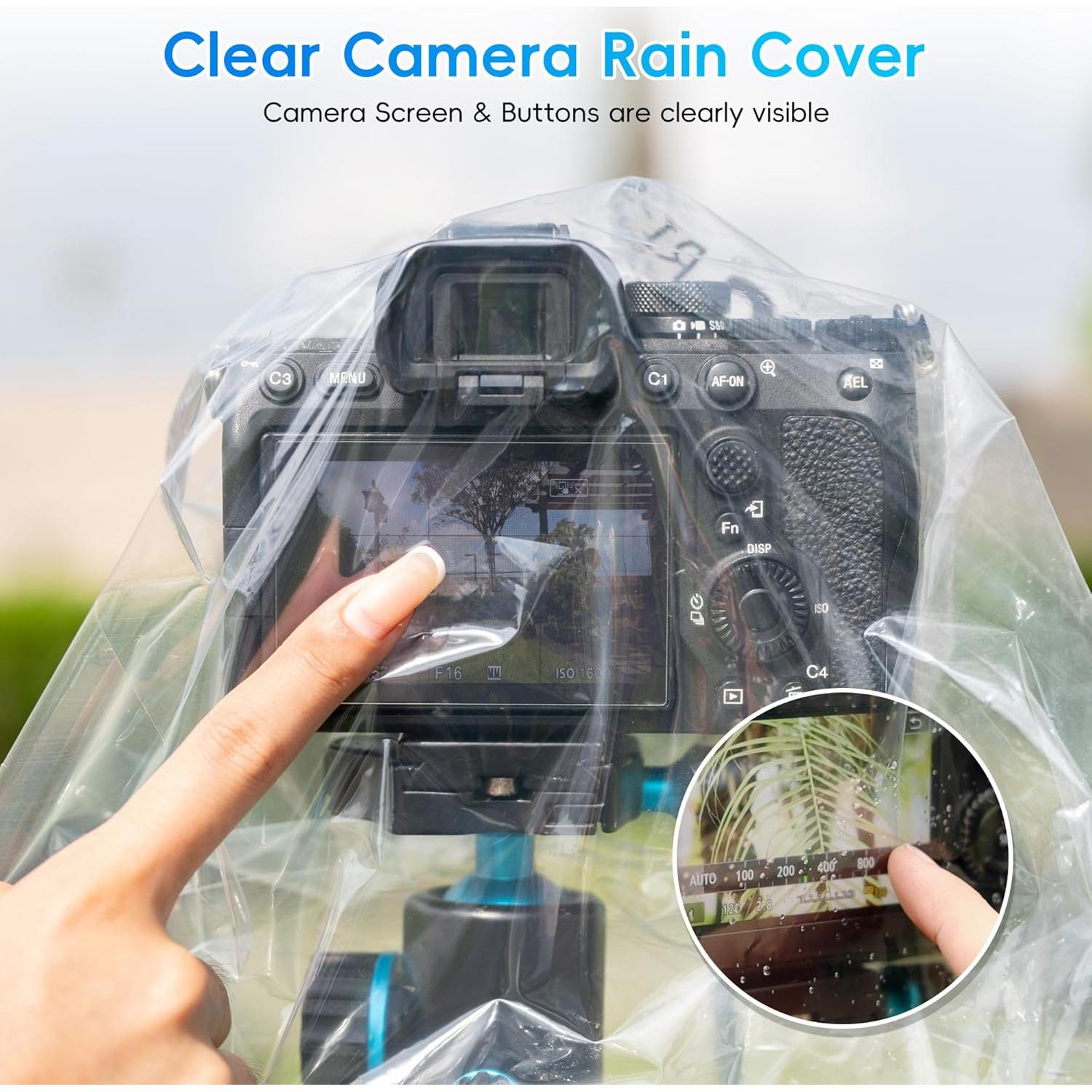 Funda de Lluvia para Lentes Pack 2 Jinjiacheng 28 cm