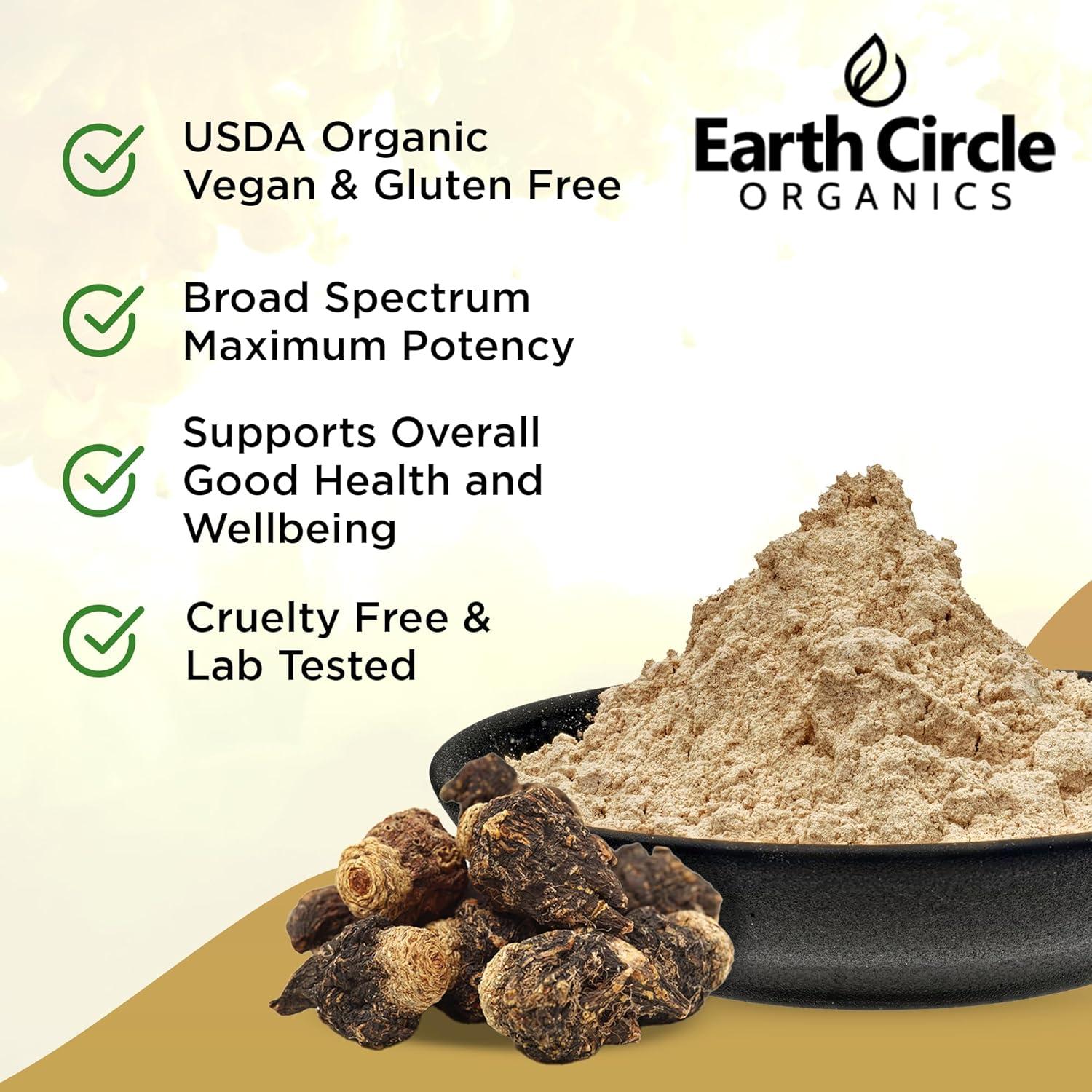 Polvo de Raíz de Maca Negra Orgánica Earth Circle 226.8g