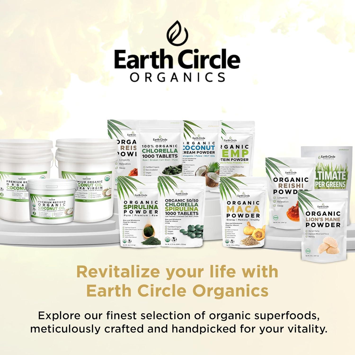 Polvo de Raíz de Maca Negra Orgánica Earth Circle 226.8g