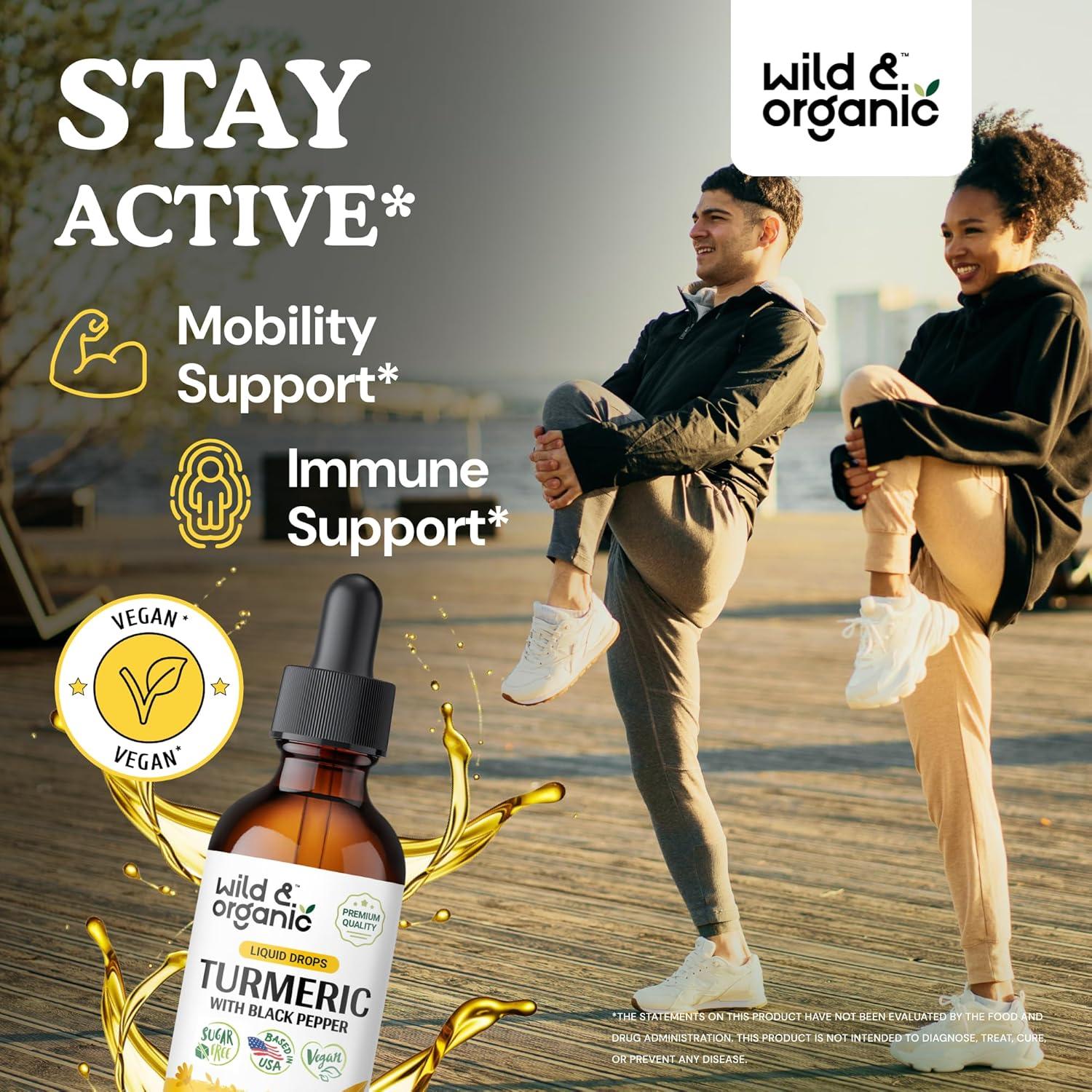 Suplemento Líquido de Cúrcuma Orgánica 59 ml - Soporte Articular