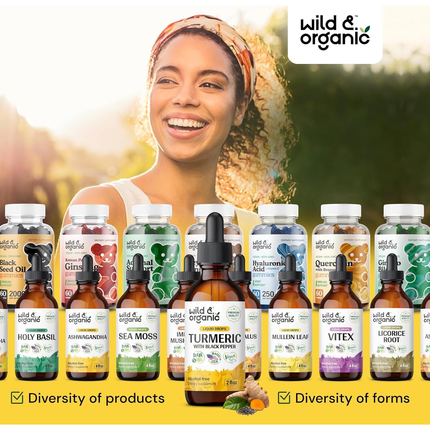 Suplemento Líquido de Cúrcuma Orgánica 59 ml - Soporte Articular