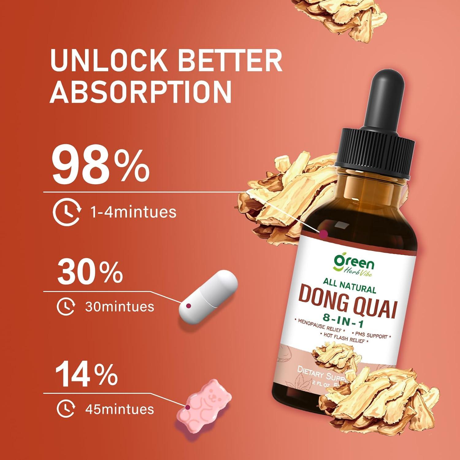 Extracto de Dong Quai 59 ml - Suplemento Herbal Menopausia