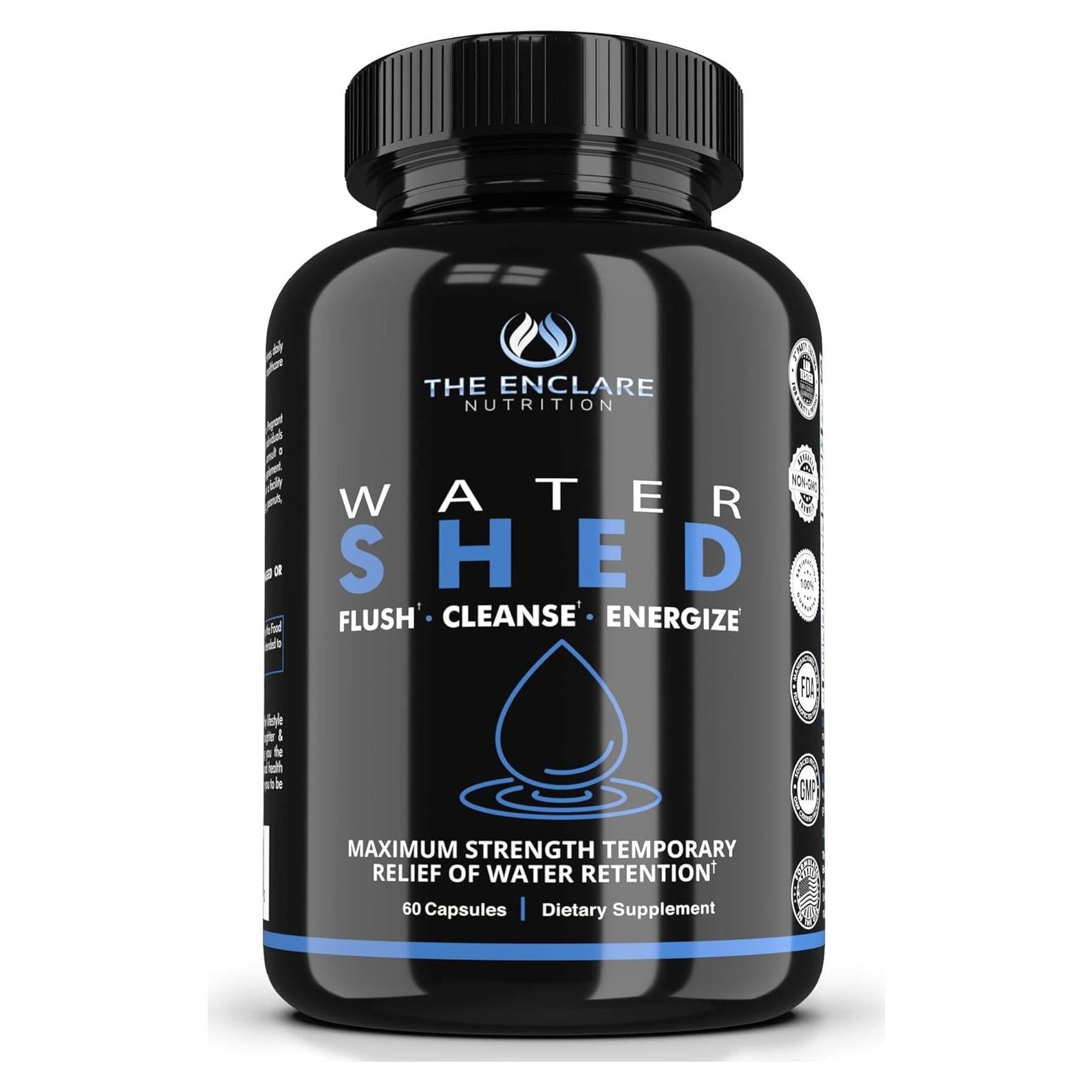 Píldoras Diuréticas Watershed 30 Cápsulas - Alivio Retención Agua