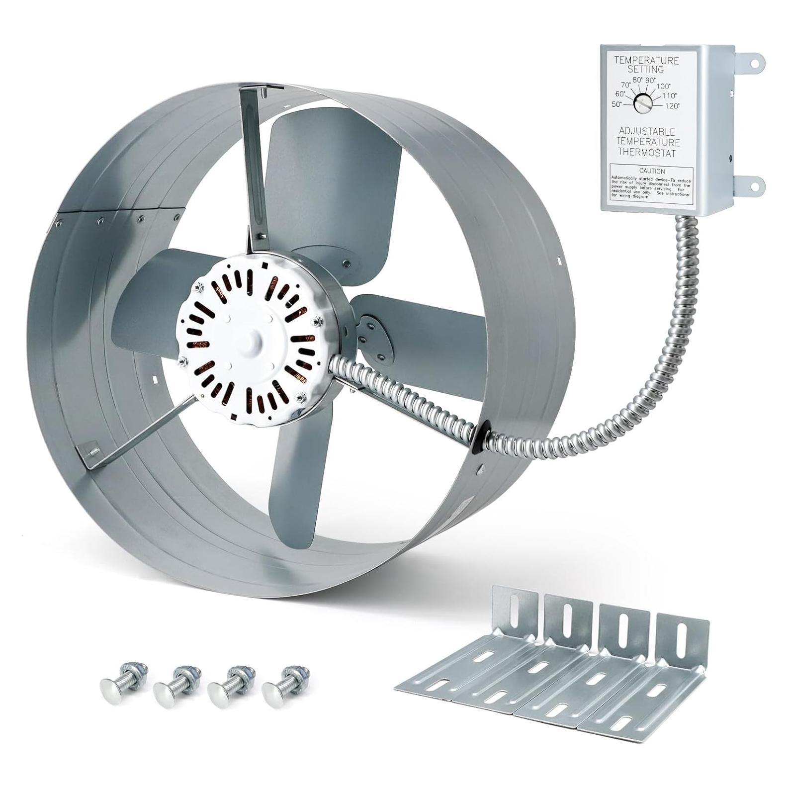 Ventilador de Tejado Aibabcue 1300 CFM con Termostato