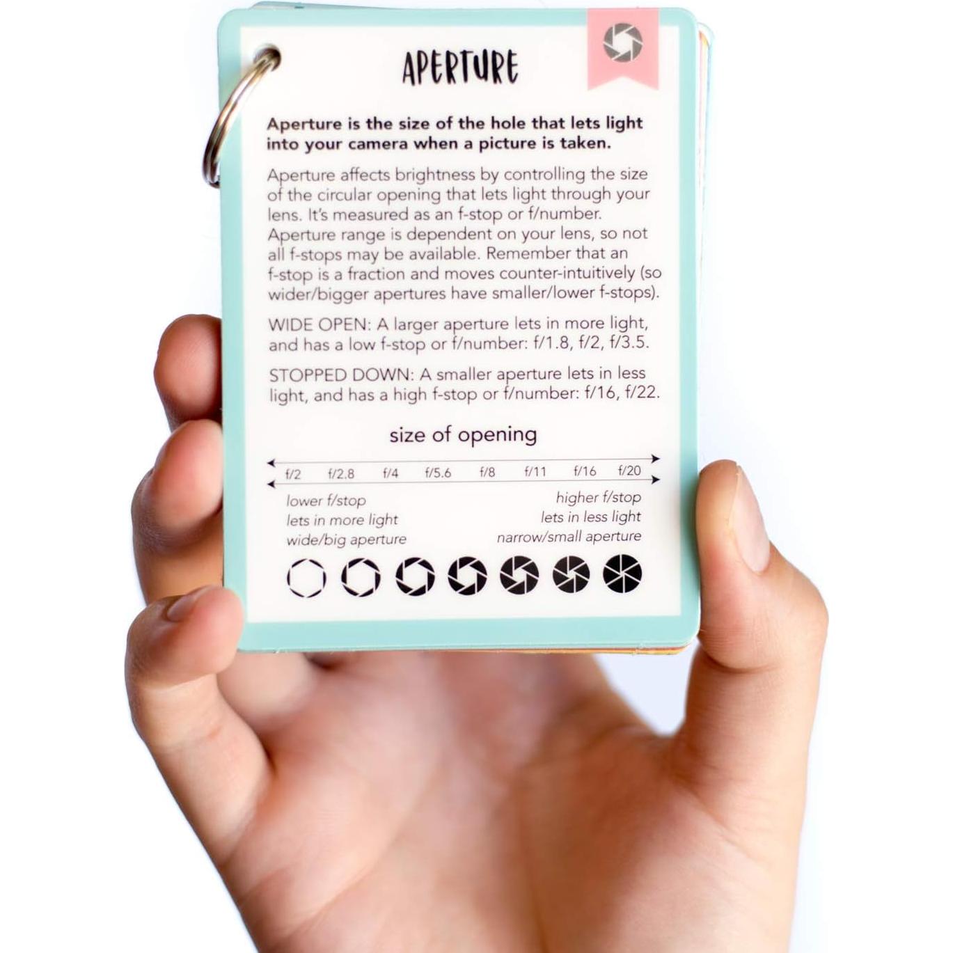 Tarjetas de referencia rápida para cámaras DSLR - Snap Happy Mom