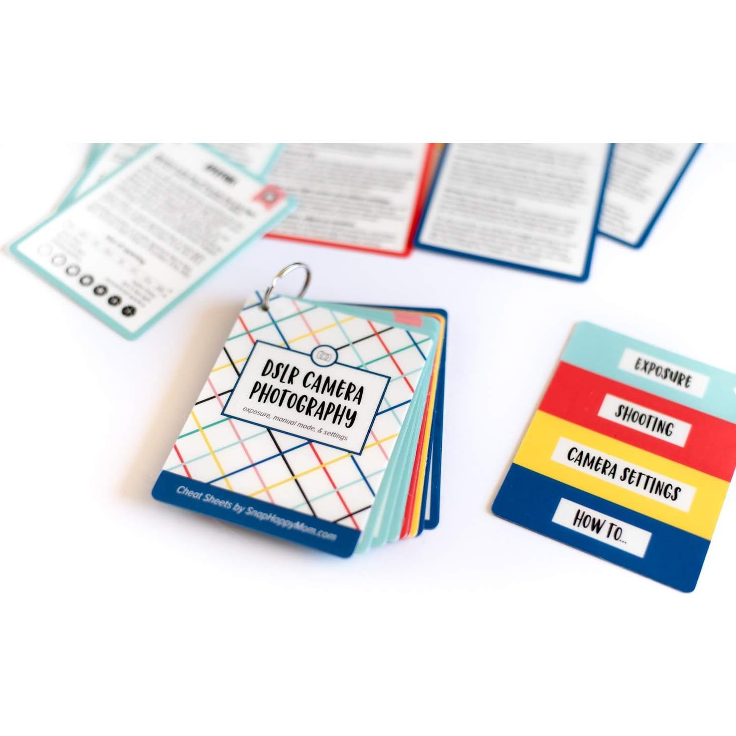 Tarjetas de referencia rápida para cámaras DSLR - Snap Happy Mom