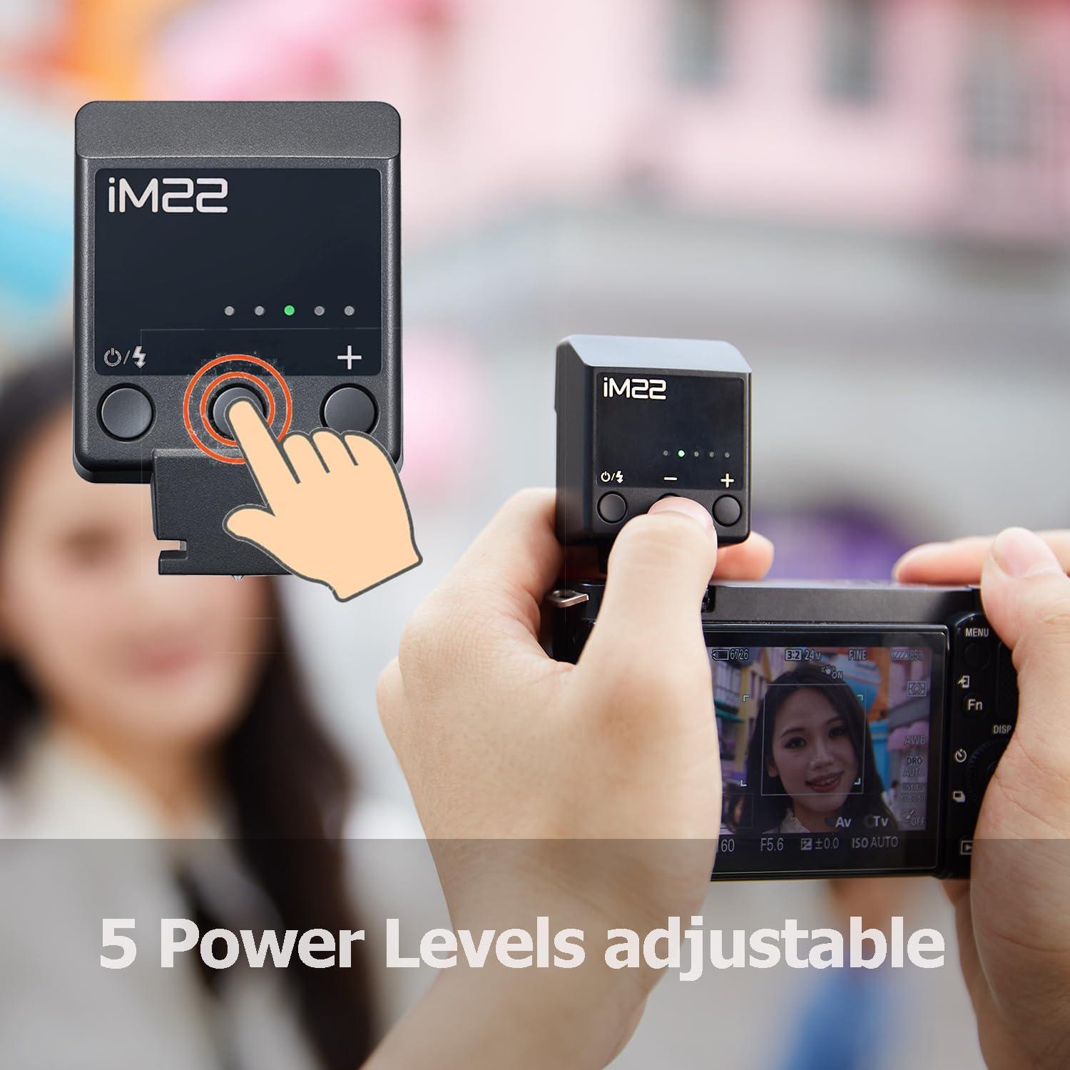 Flash Godox iM22 Speedlite Mini 440 Destellos Batería Litio