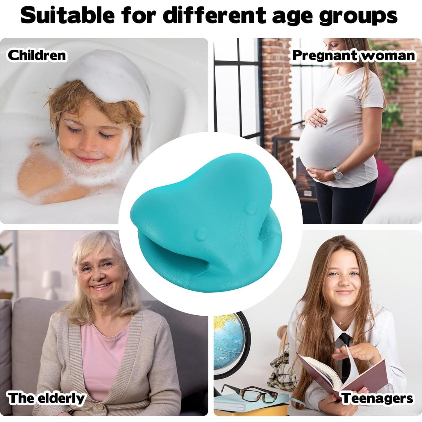 Estación de Lavado de Cabello para Niños Verde - Almohada Ergonómica