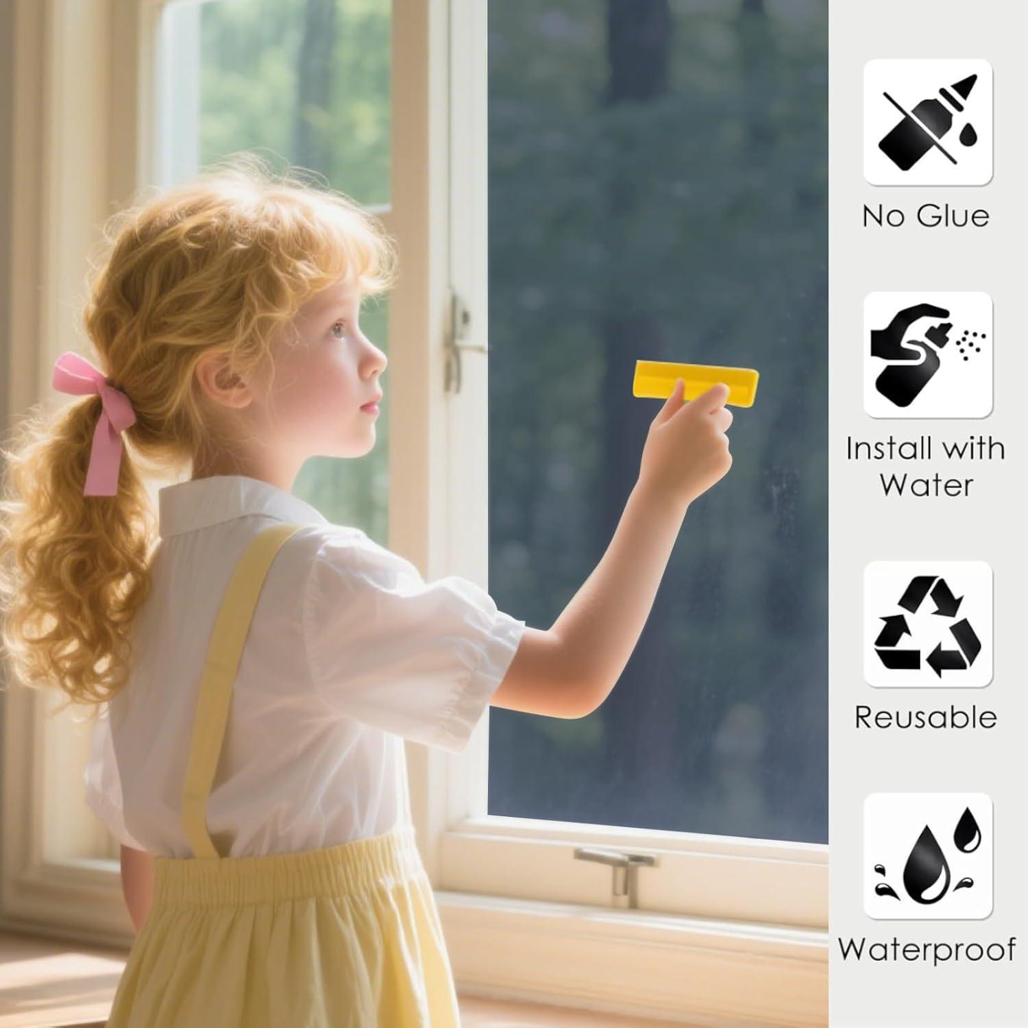 Película de Privacidad para Ventanas GlowHome 44.5x200cm Negra