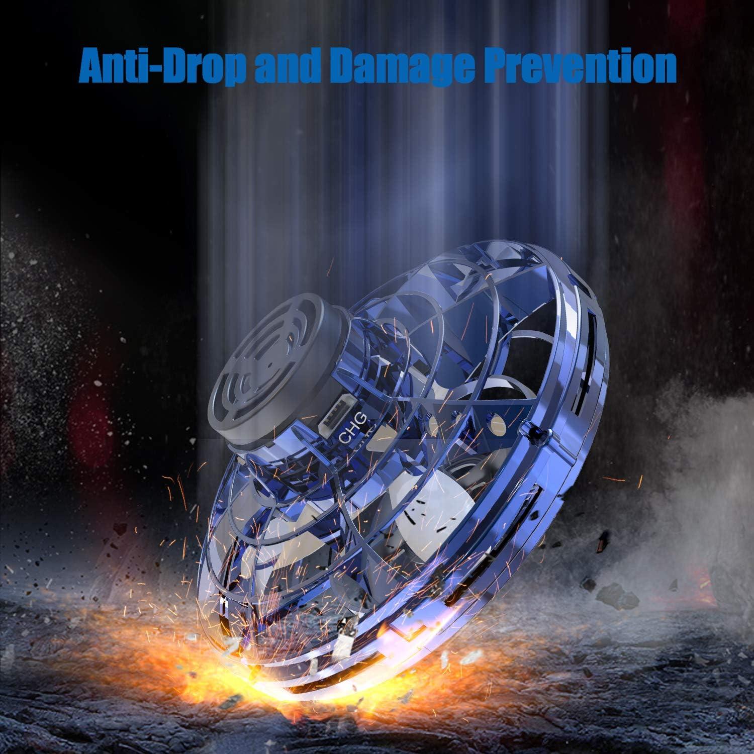 Drone Volador FLYNOVA Mini UFO LED Azul 8 años+