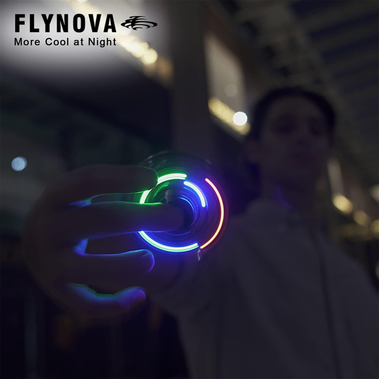 Drone Volador FLYNOVA Mini UFO LED Azul 8 años+