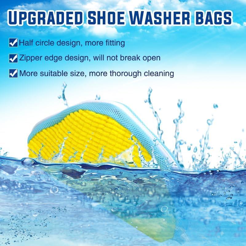 Bolsa de Lavado de Zapatos KISYONGUS Amarillo 2 Paquete