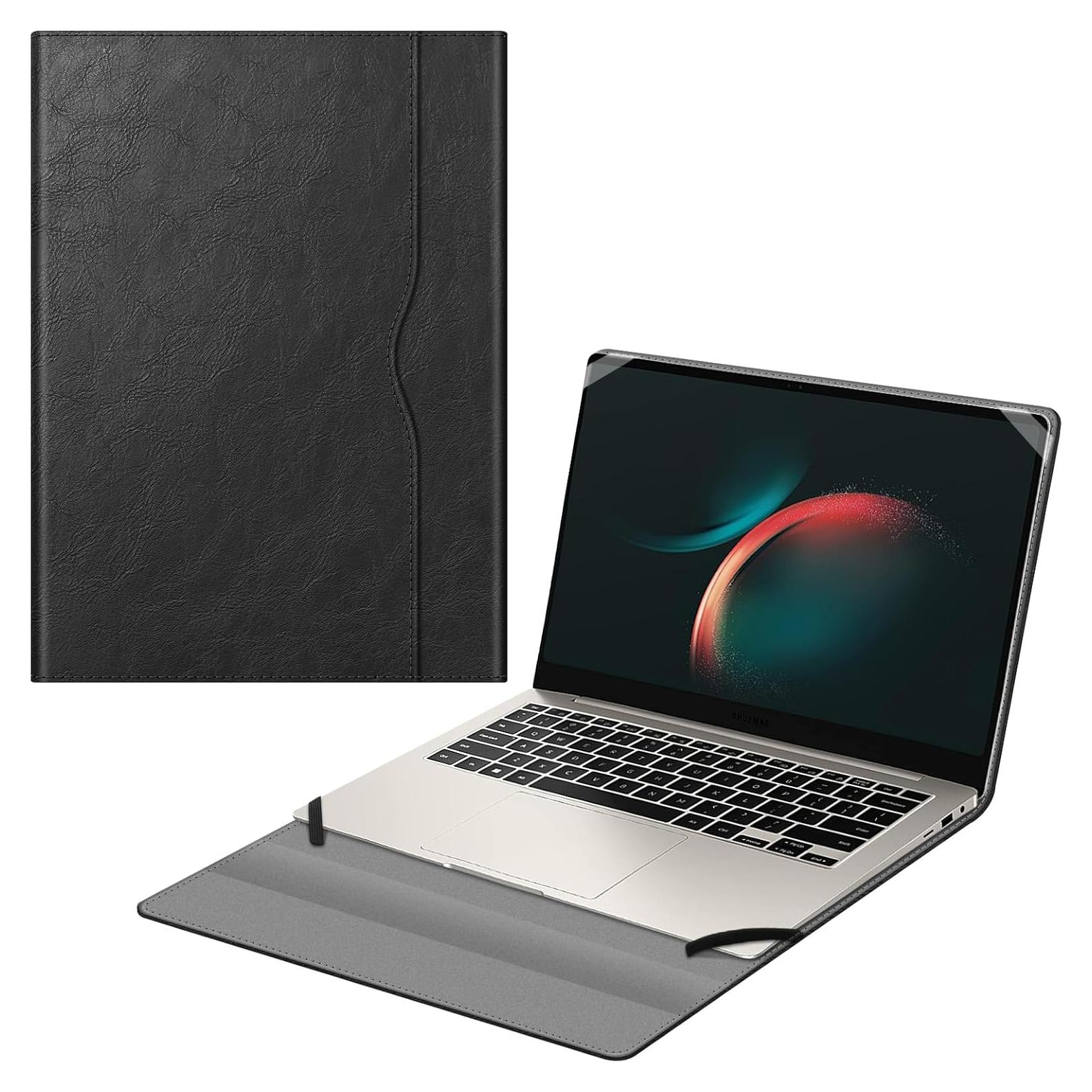 Funda Fintie para Samsung Galaxy Book4/3 Pro 14" - Cuero PU Negro