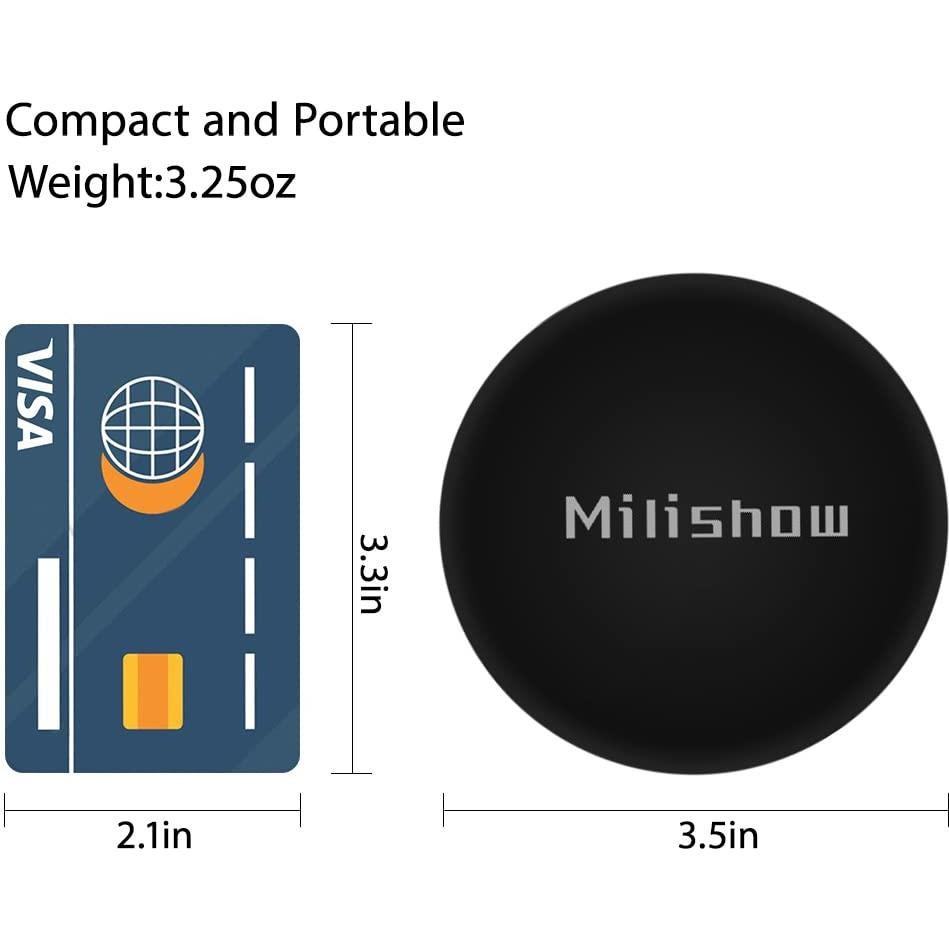 Espejo Compacto LED Recargable Milishow 1x/10x 8.89cm