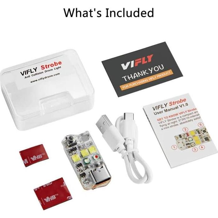 Luz Estroboscópica VIFLY para Drone - Anticolisión 4,83 km