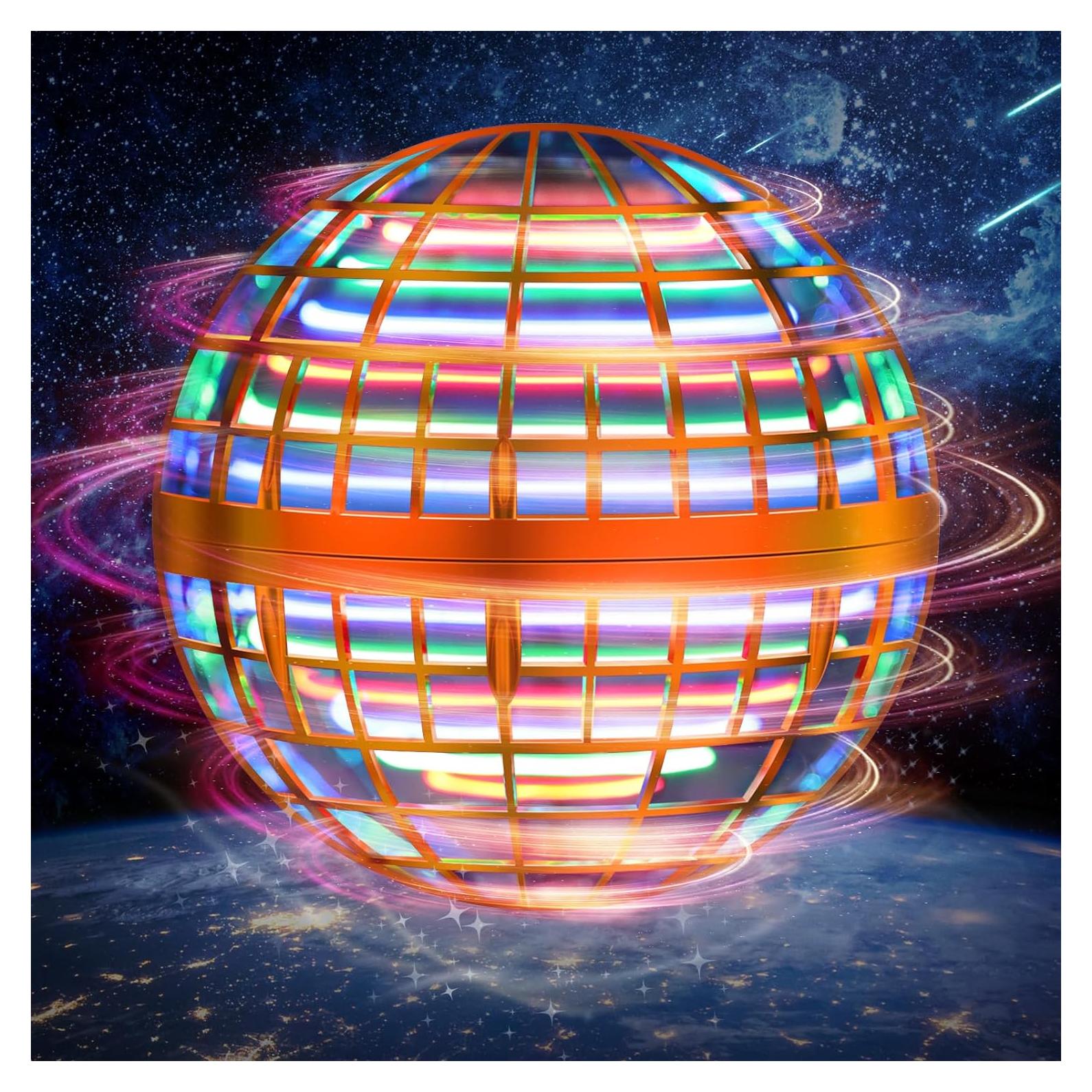 Bola Voladora Orb LEMATRIX TSM006-B Juguete Naranja