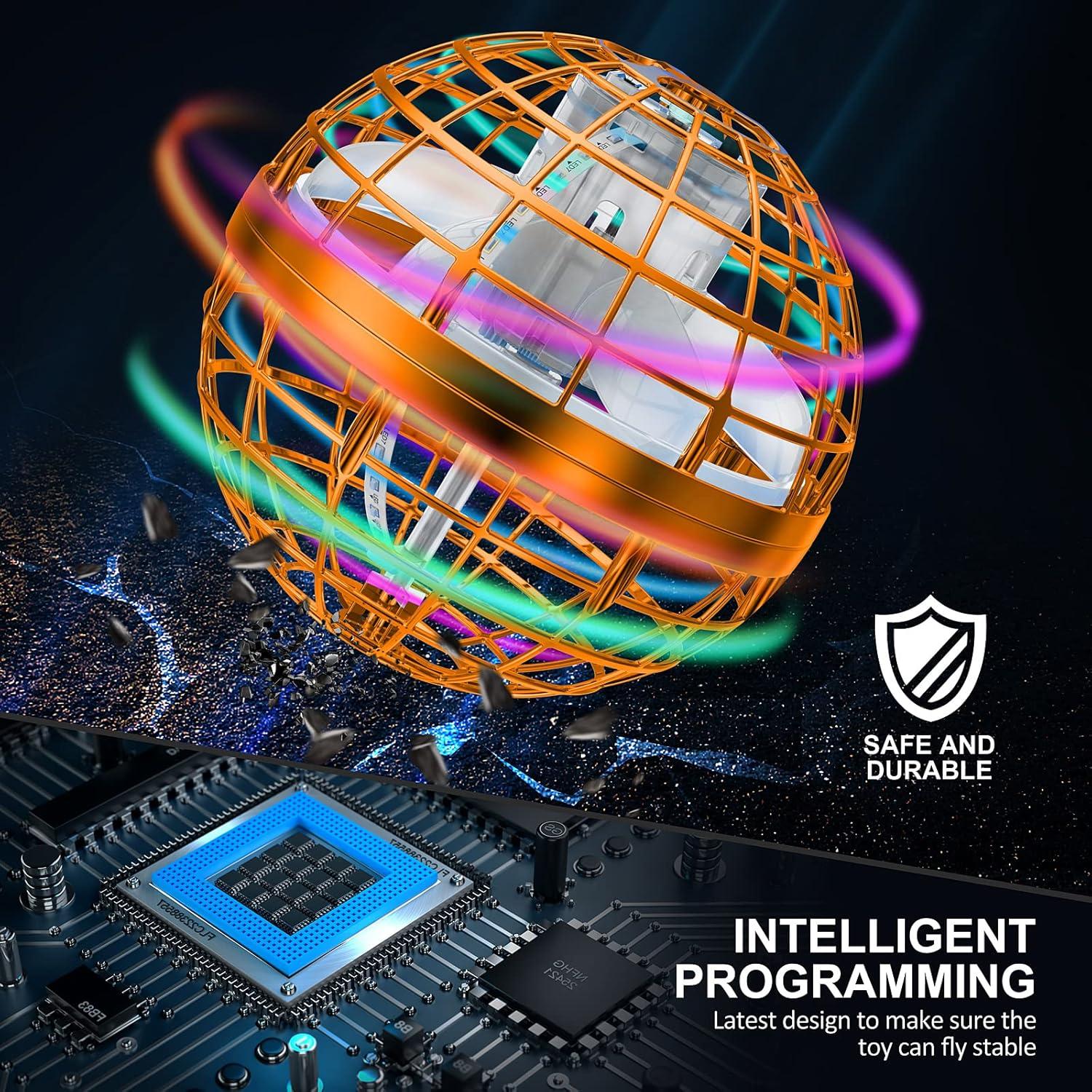 Bola Voladora Orb LEMATRIX TSM006-B Juguete Naranja