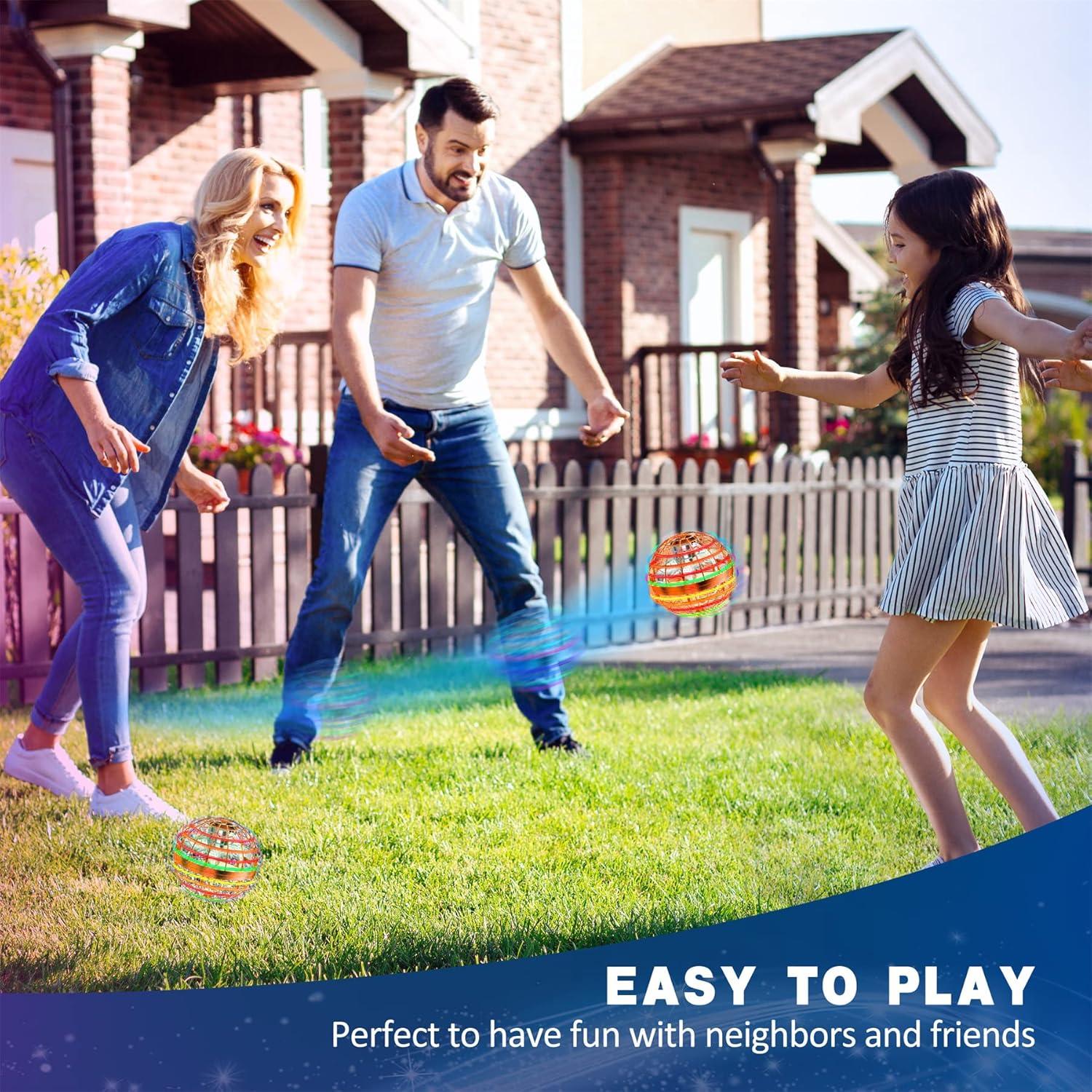 Bola Voladora Orb LEMATRIX TSM006-B Juguete Naranja