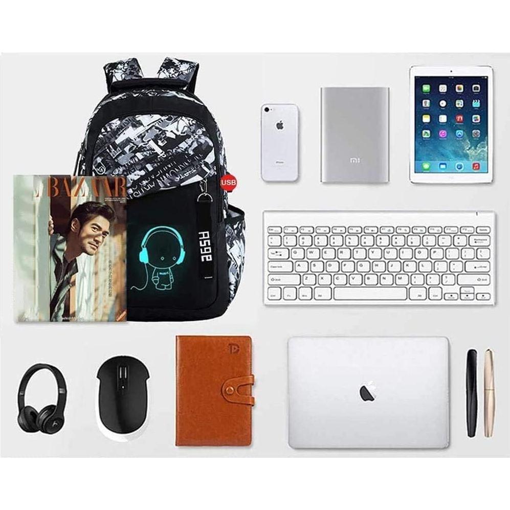 Mochila Escolar Asge Camuflaje 20L Ergonomía Niños Adolescentes