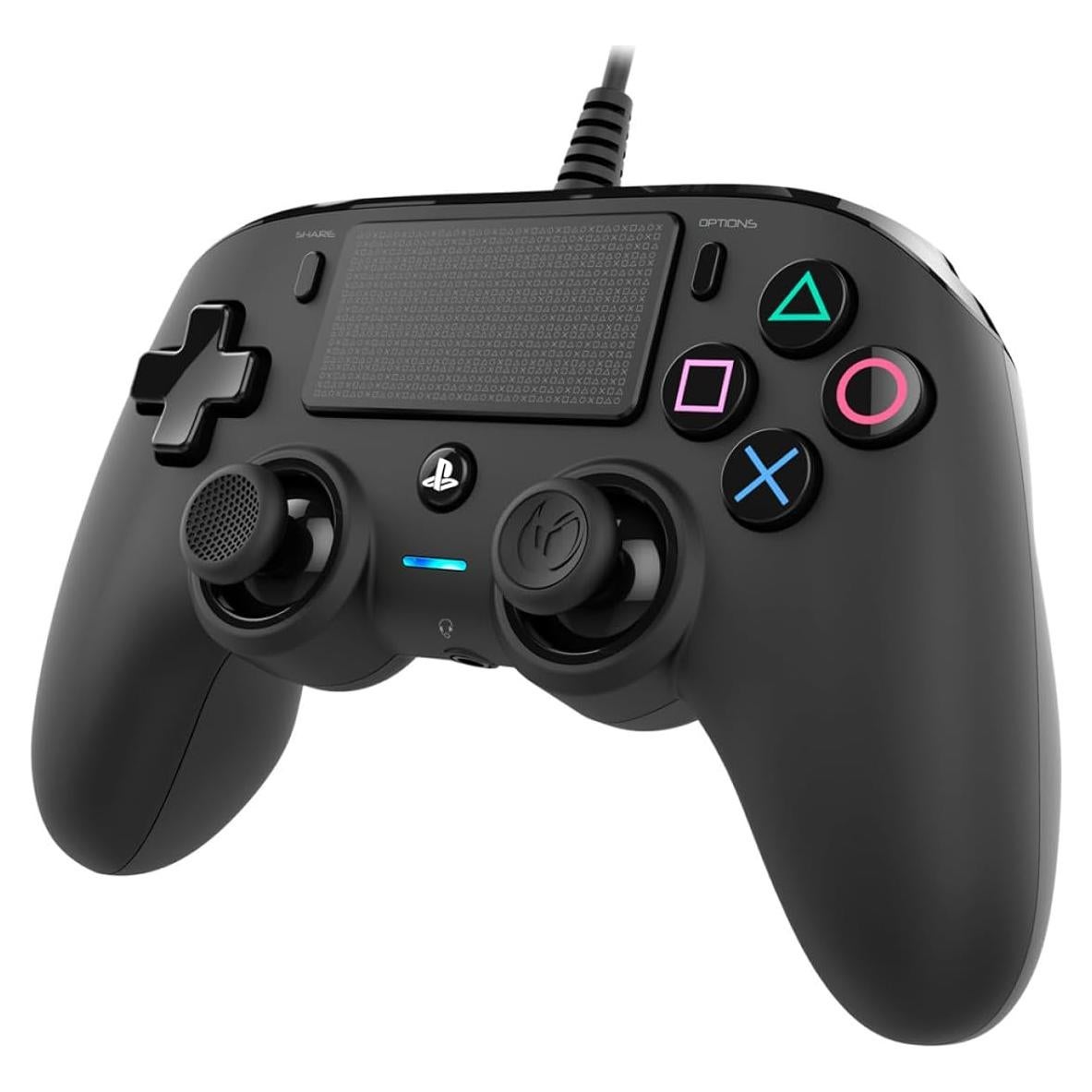 Controlador con cable Nacon para PS4 y PC - Negro