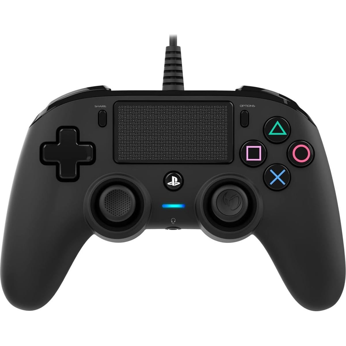 Controlador con cable Nacon para PS4 y PC - Negro